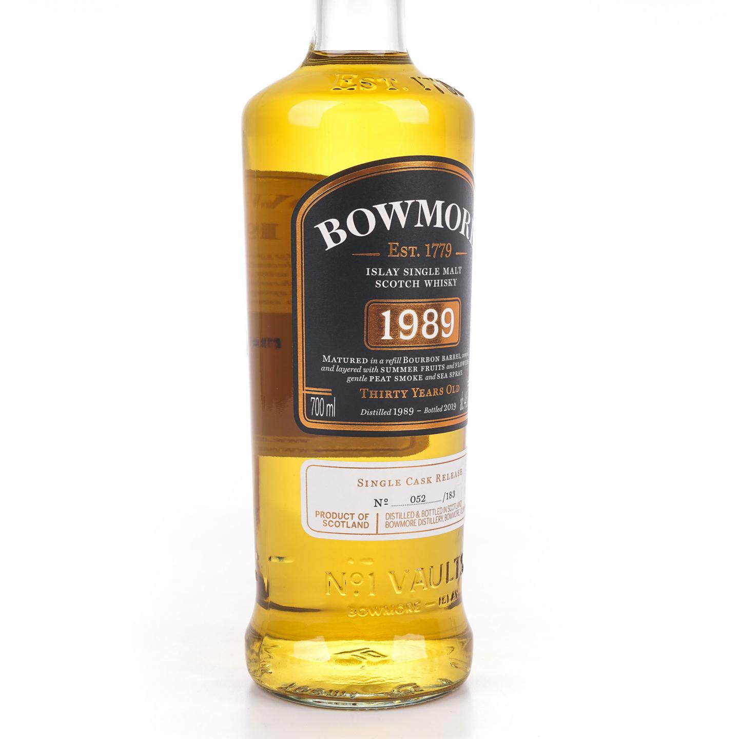 Bowmore 波摩 30年 1989-2019 单桶