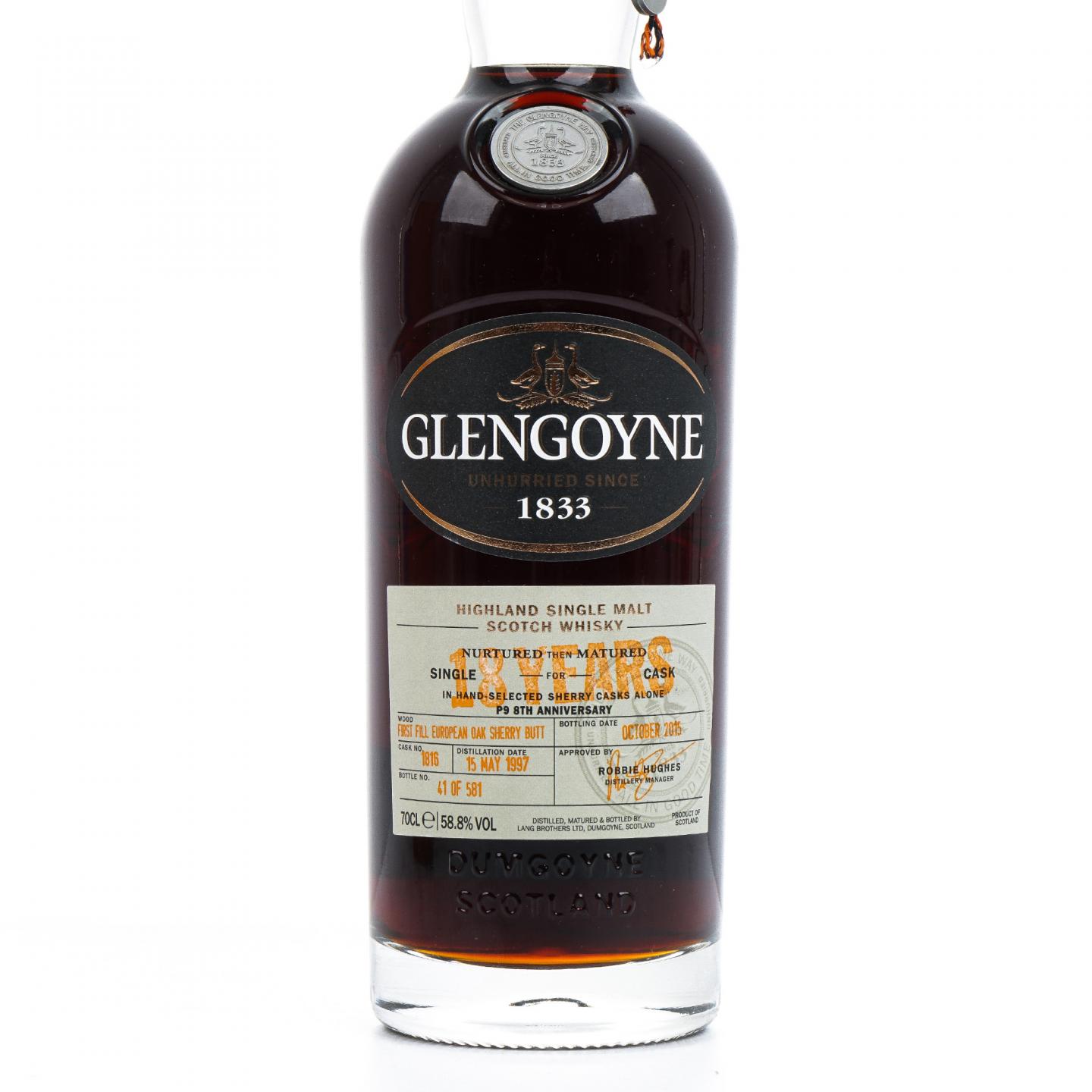 Glengoyne 格兰哥尼 18年 1997-2015 雪莉桶#1816