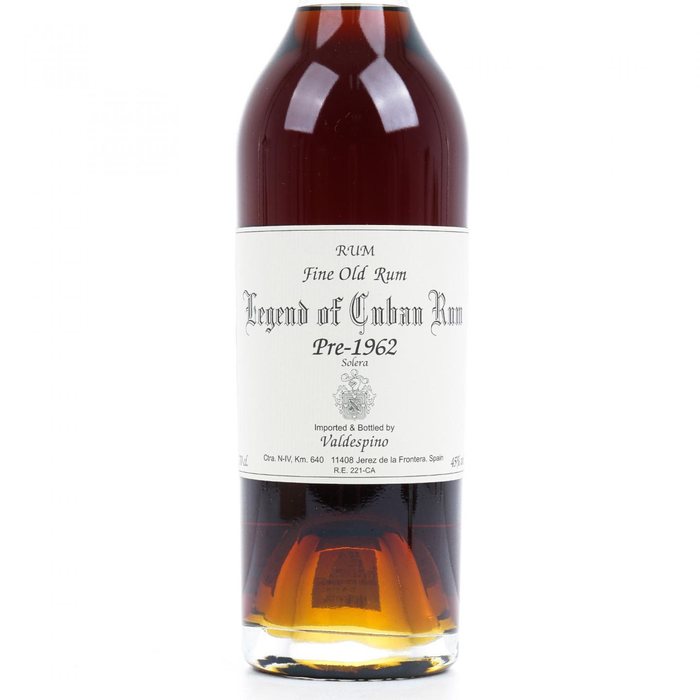 Valdespino Legend of Cuban Rum Pre-1962 朗姆酒