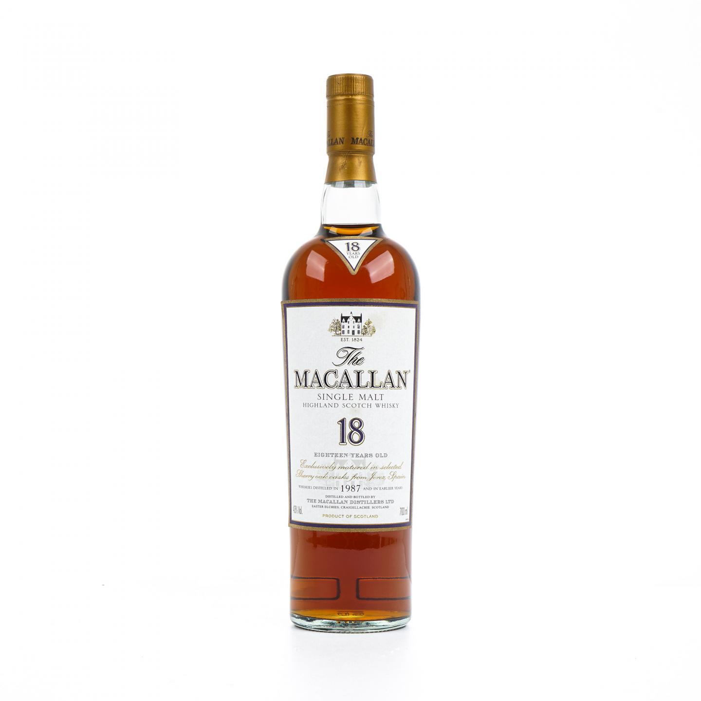 Macallan 麦卡伦 18年 1987 雪莉桶