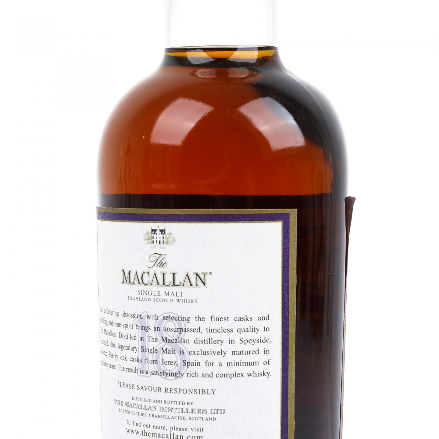 Macallan 麦卡伦 18年 1987 雪莉桶