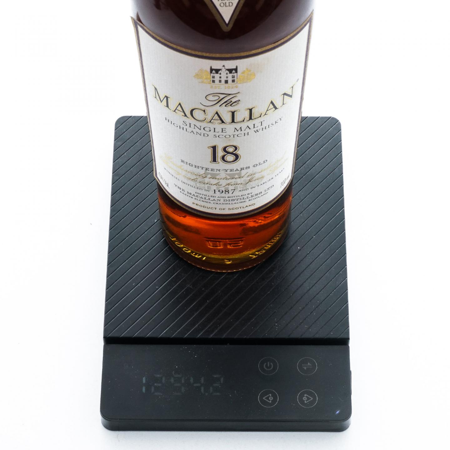 Macallan 麦卡伦 18年 1987 雪莉桶