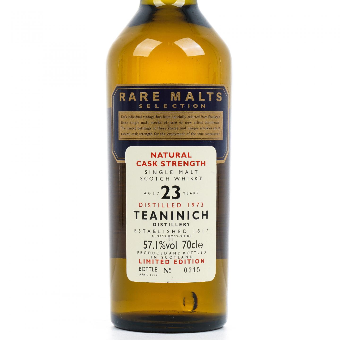 Teaninich 第林可 23年 1973-1997 RMS 桶强