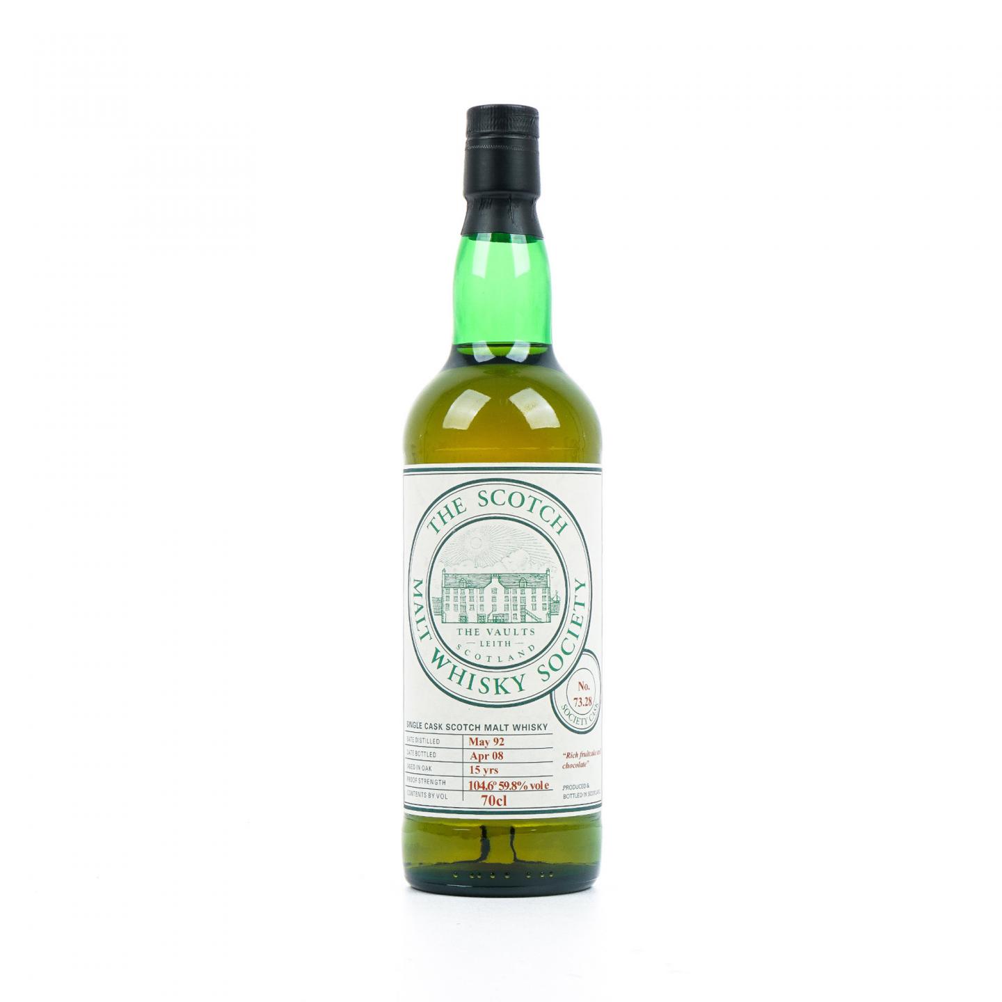 SMWS 73.28 欧摩 15年 1992-2008 单桶