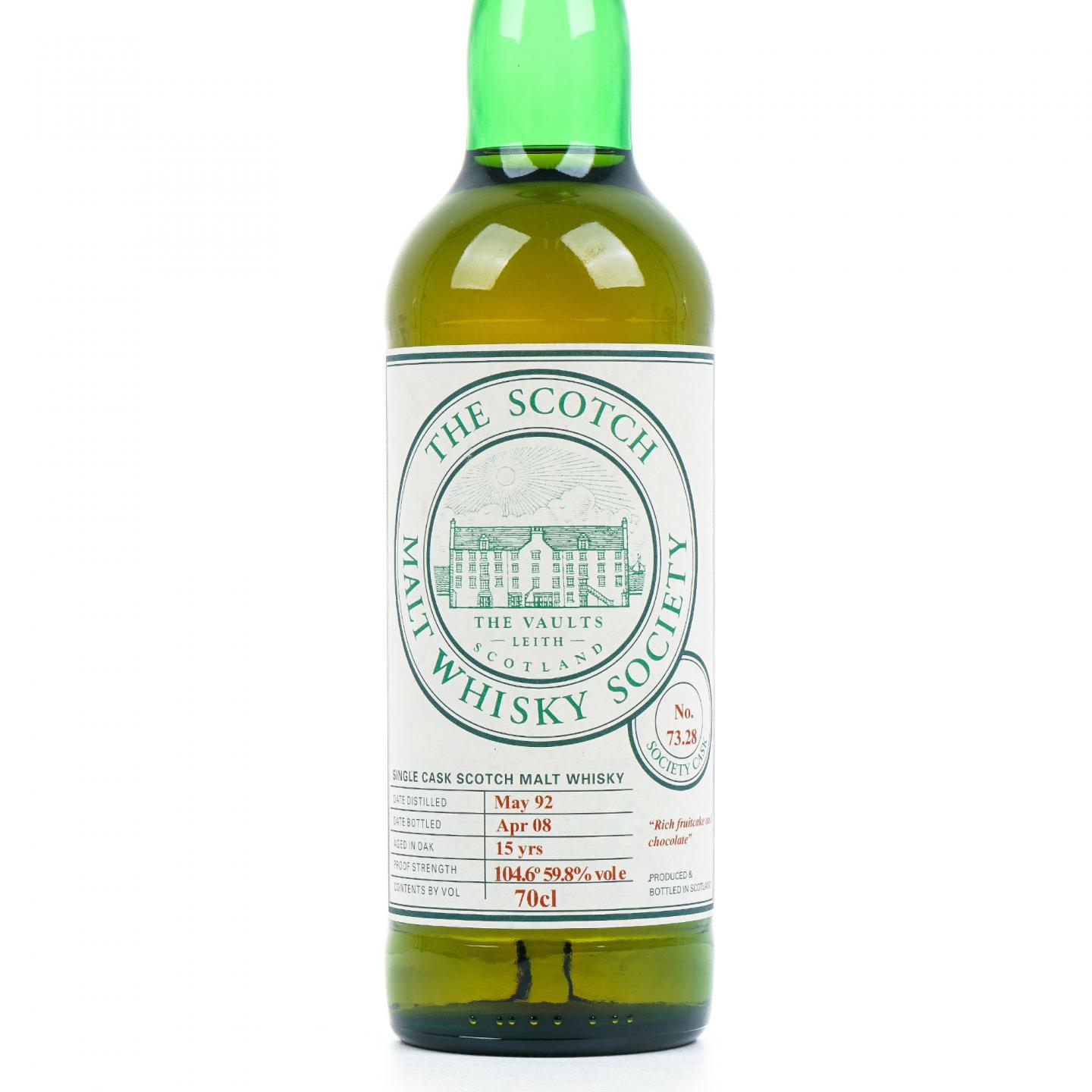 SMWS 73.28 欧摩 15年 1992-2008 单桶