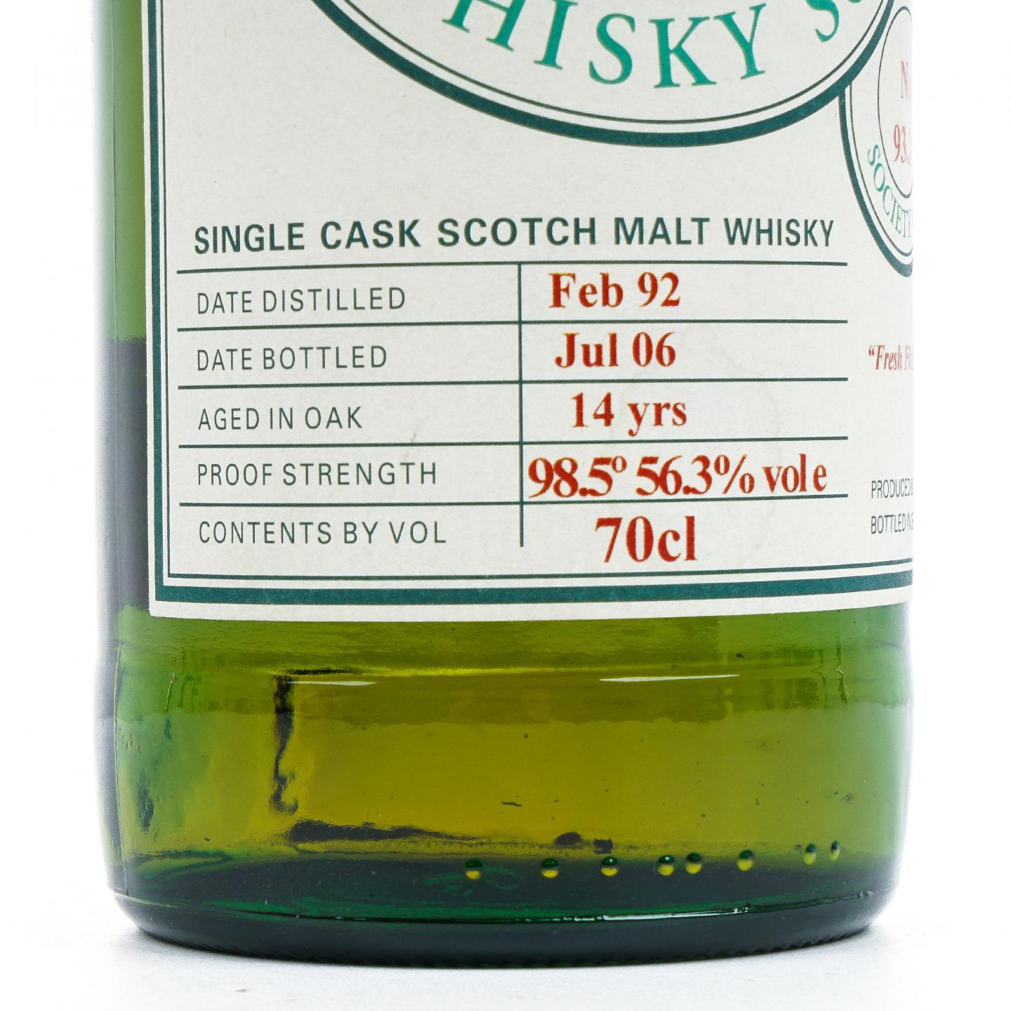 SMWS 93.21 格兰帝 14年 1992-2006 单桶