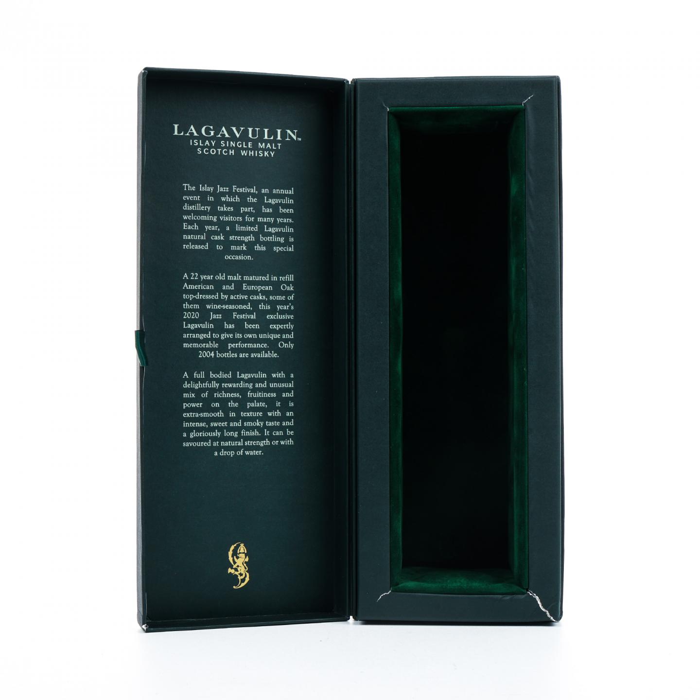 Lagavulin 乐加维林 22年 2020 爵士音乐节 桶强