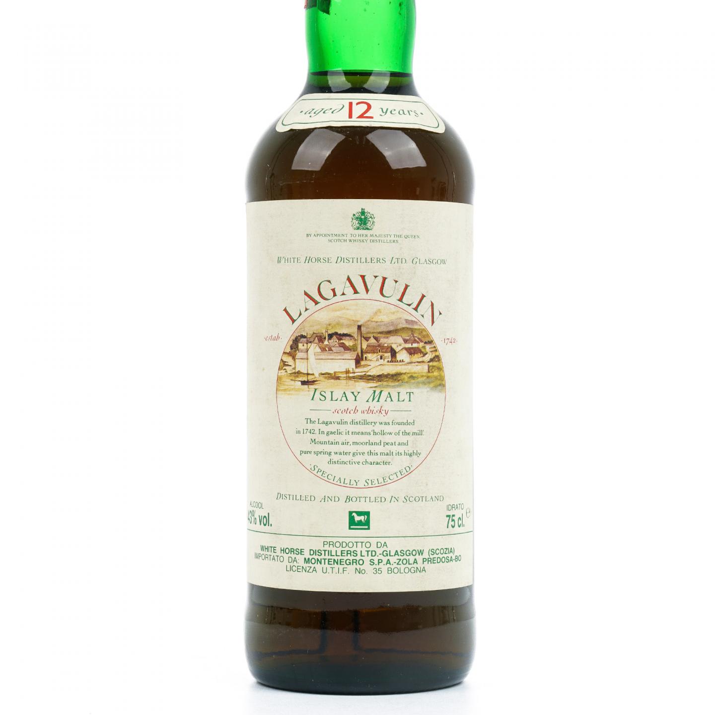 Lagavulin 乐加维林 12年 1980s White Horse Distillers Ltd. 750ml