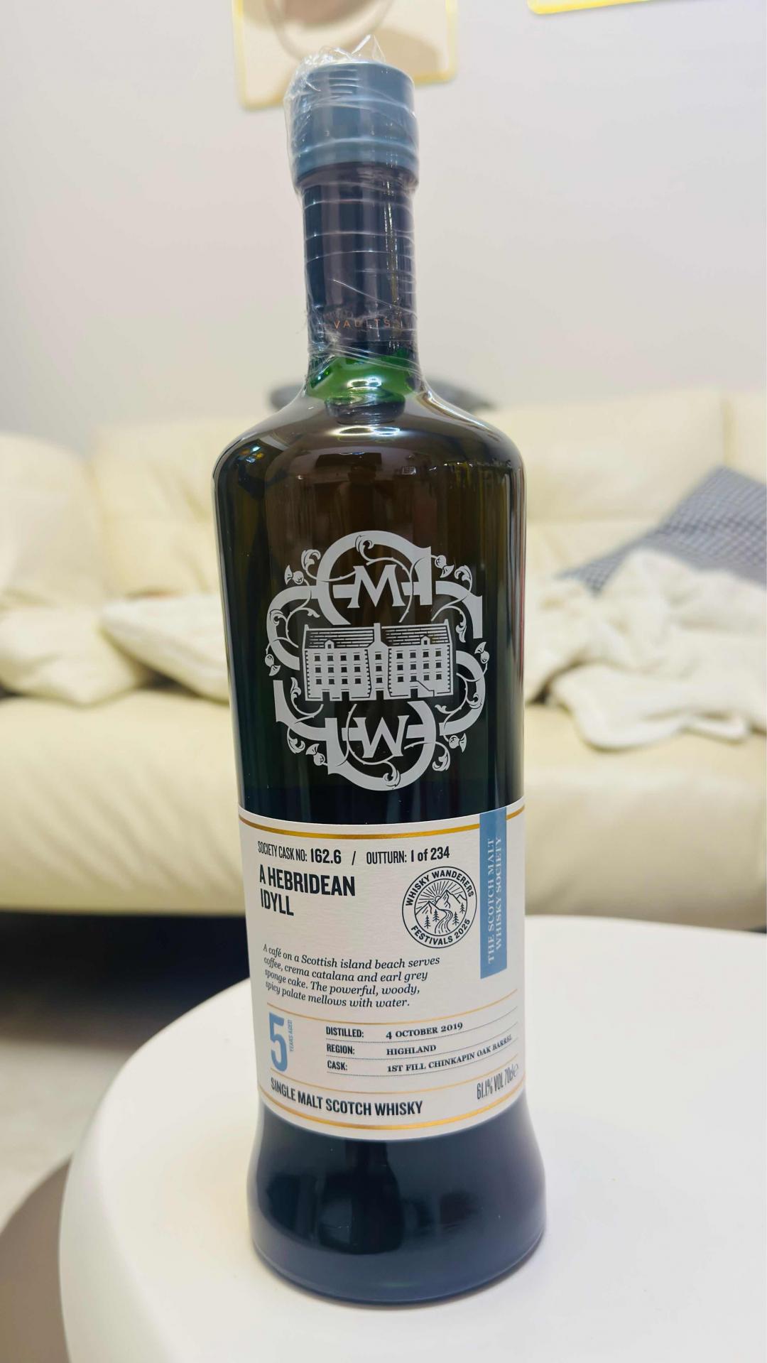 包邮SMWS协会酒 162厂 拉塞岛Isle of raasay