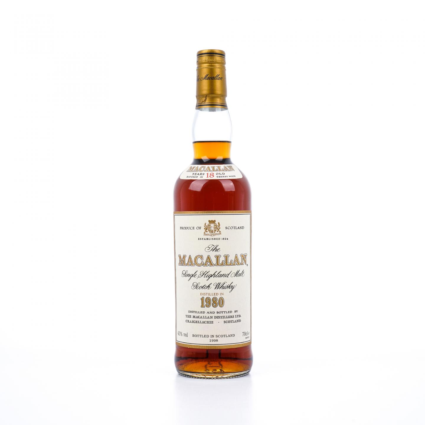 Macallan 麦卡伦 18年 1980-1998 雪莉桶
