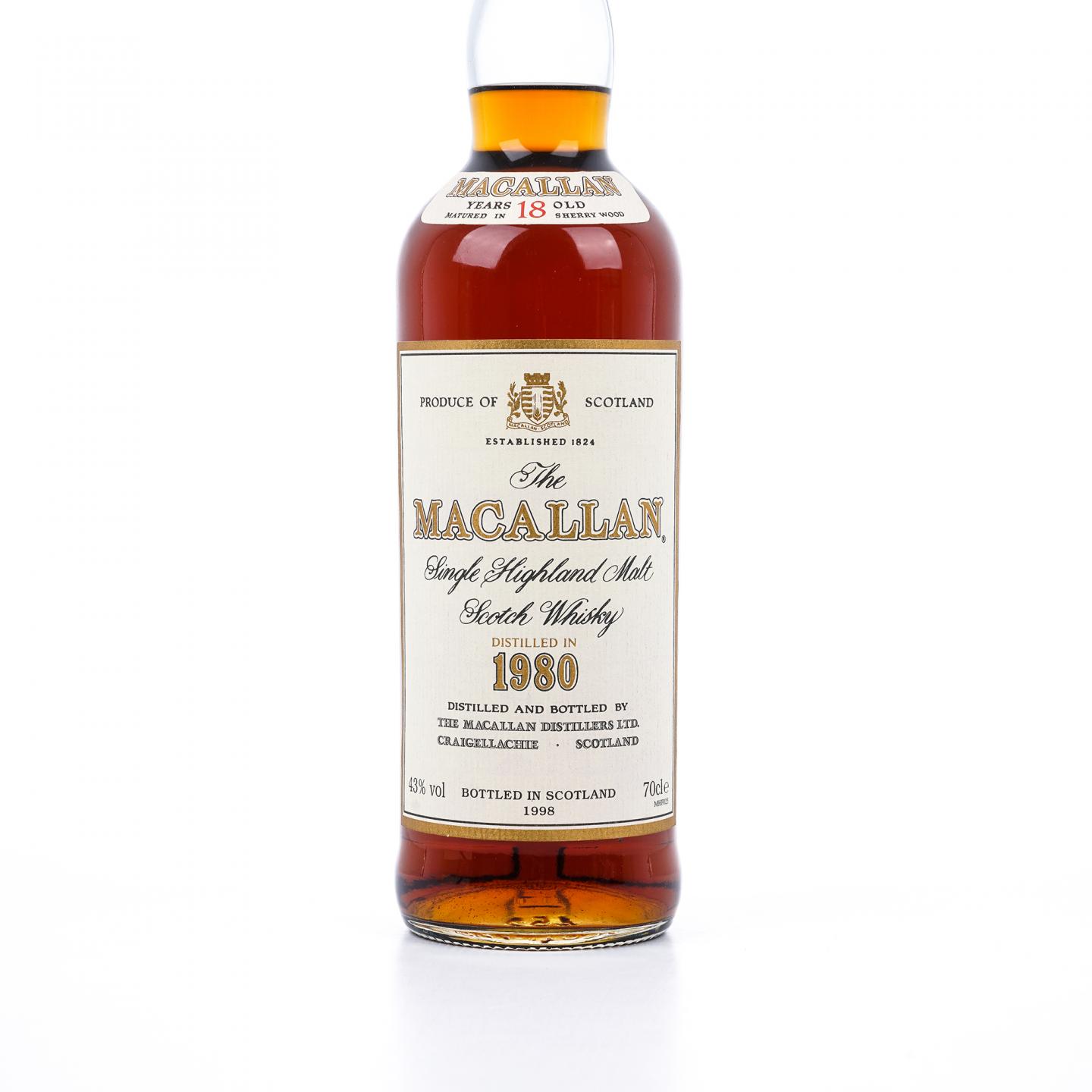 Macallan 麦卡伦 18年 1980-1998 雪莉桶