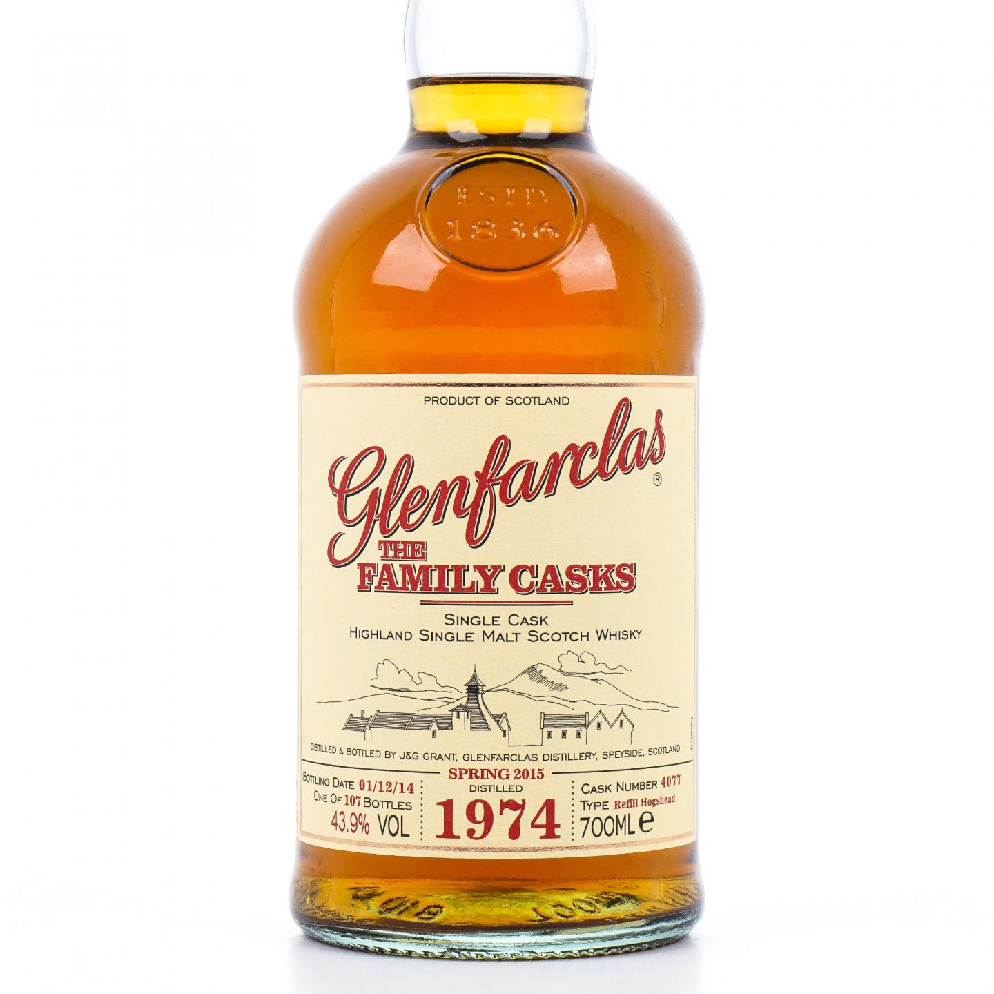 Glenfarclas 格兰花格 1974-2014 家族桶#4077