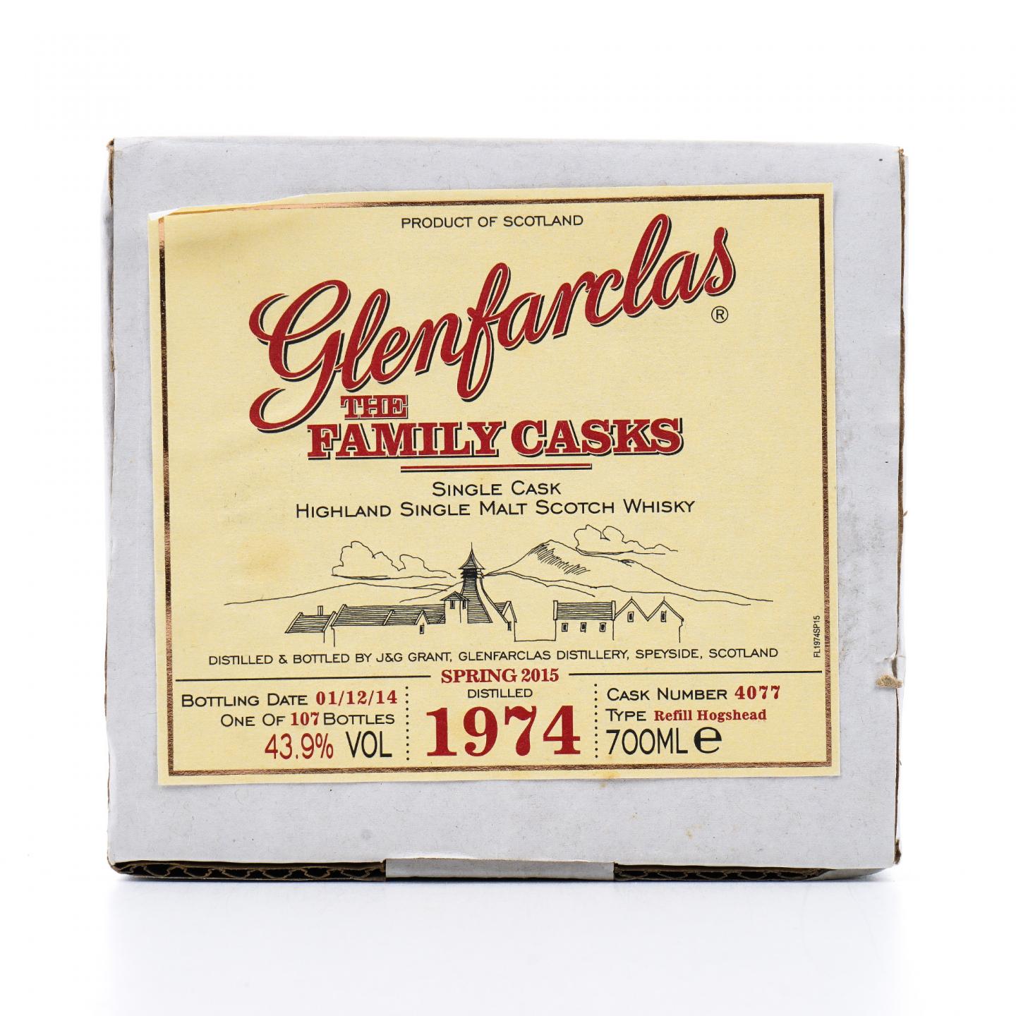 Glenfarclas 格兰花格 1974-2014 家族桶#4077