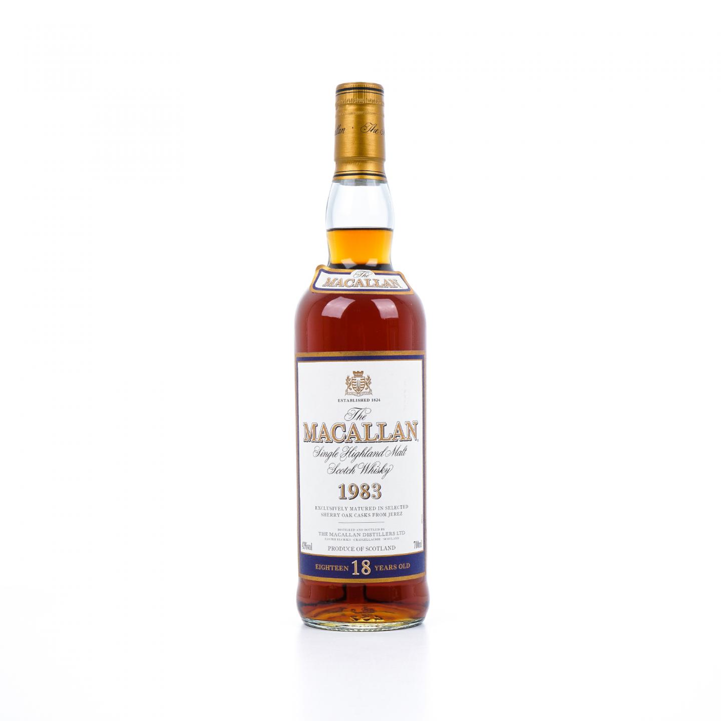 Macallan 麦卡伦 18年 1983 雪莉桶