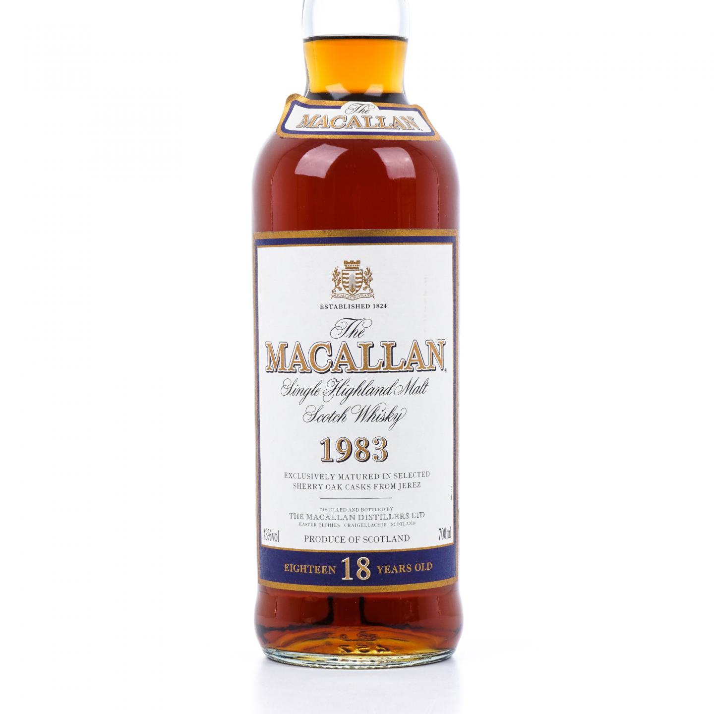 Macallan 麦卡伦 18年 1983 雪莉桶