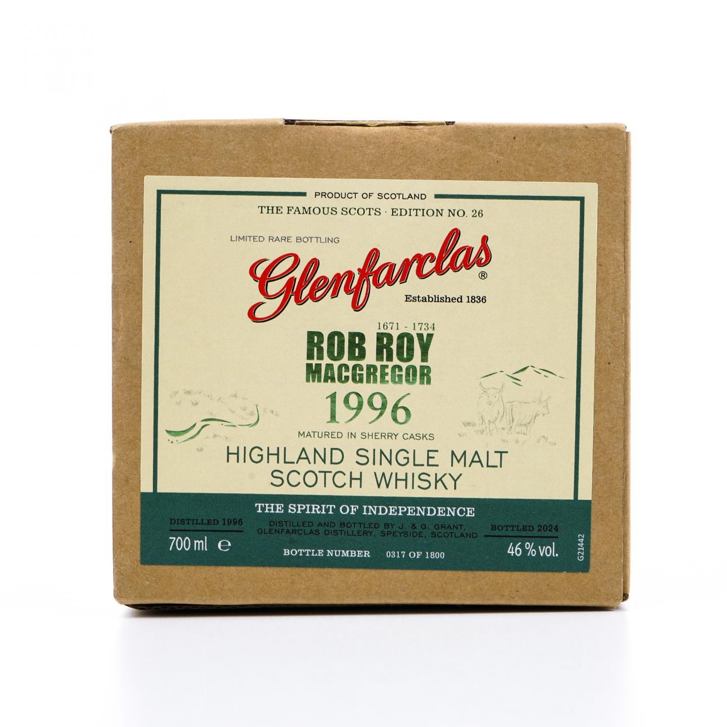 Glenfarclas 格兰花格 1996-2024 雪莉桶