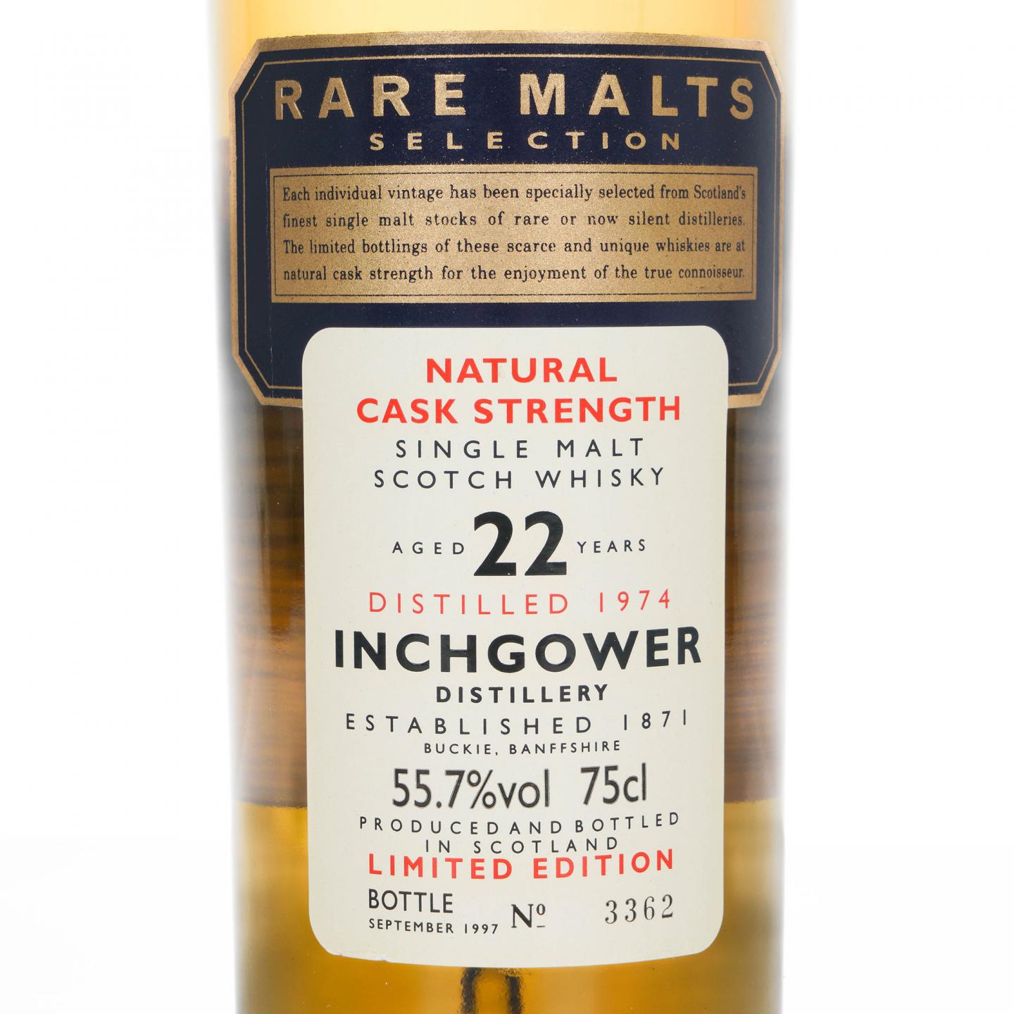 Inchgower 英尺高尔 22年 1974-1997 RMS 桶强 750ml