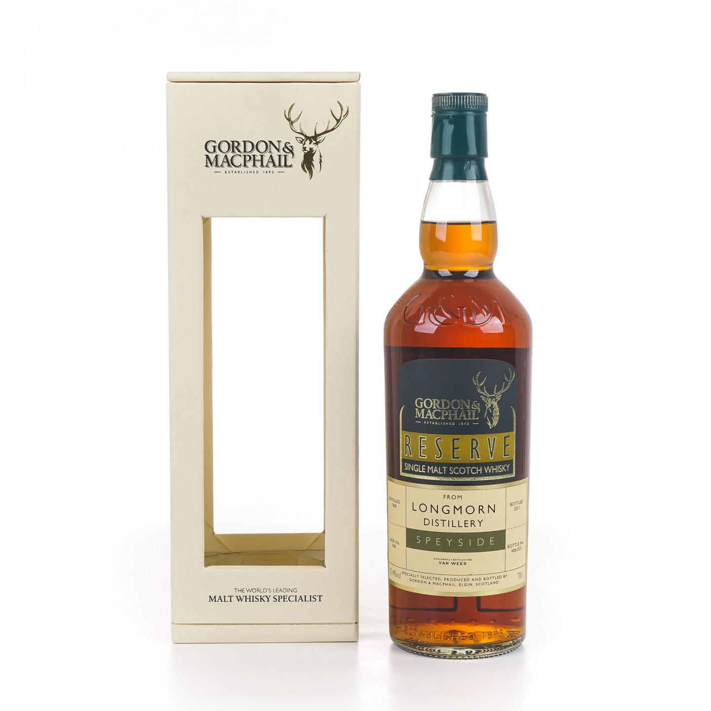 Longmorn 朗摩 1968-2011 初填雪莉桶#909 GM