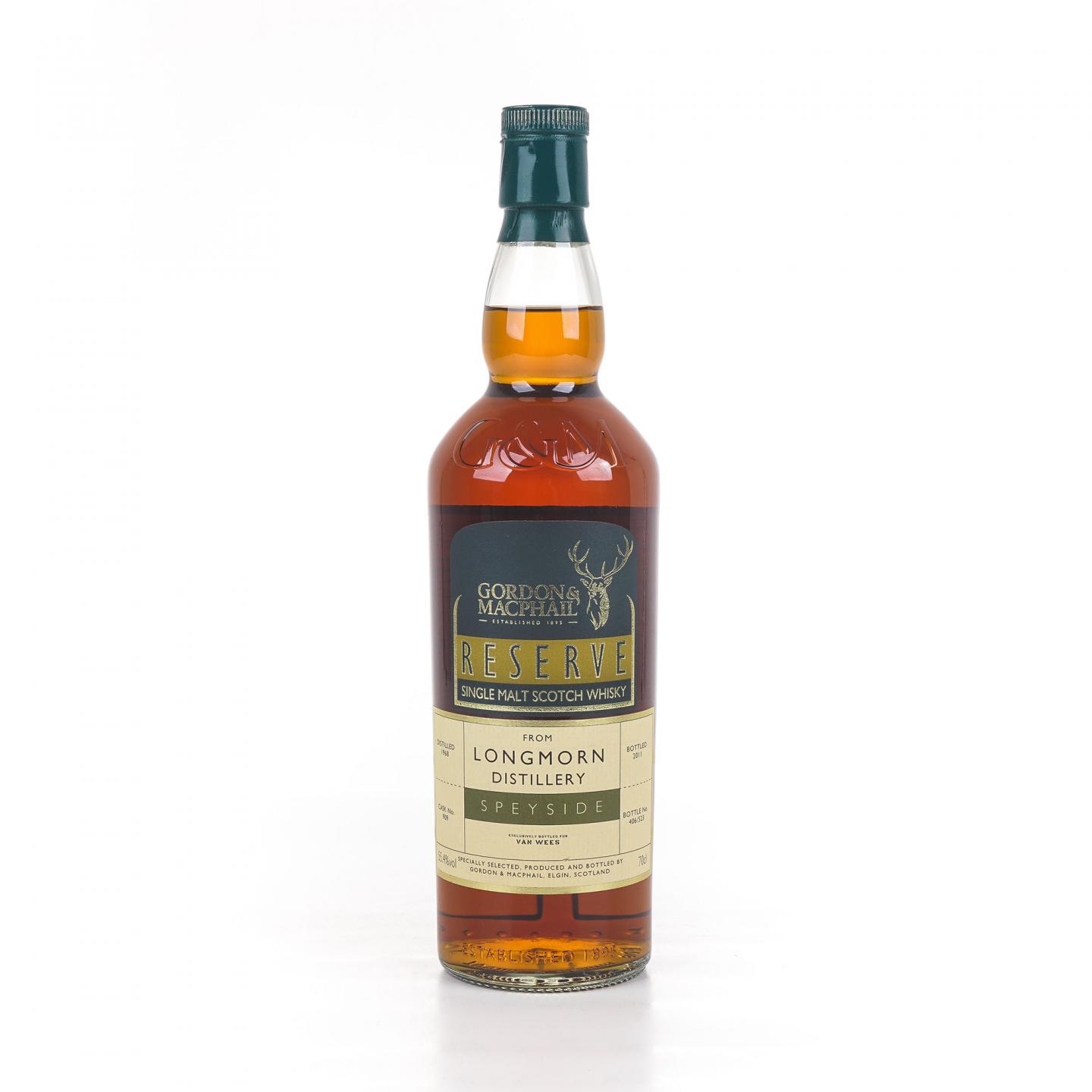 Longmorn 朗摩 1968-2011 初填雪莉桶#909 GM