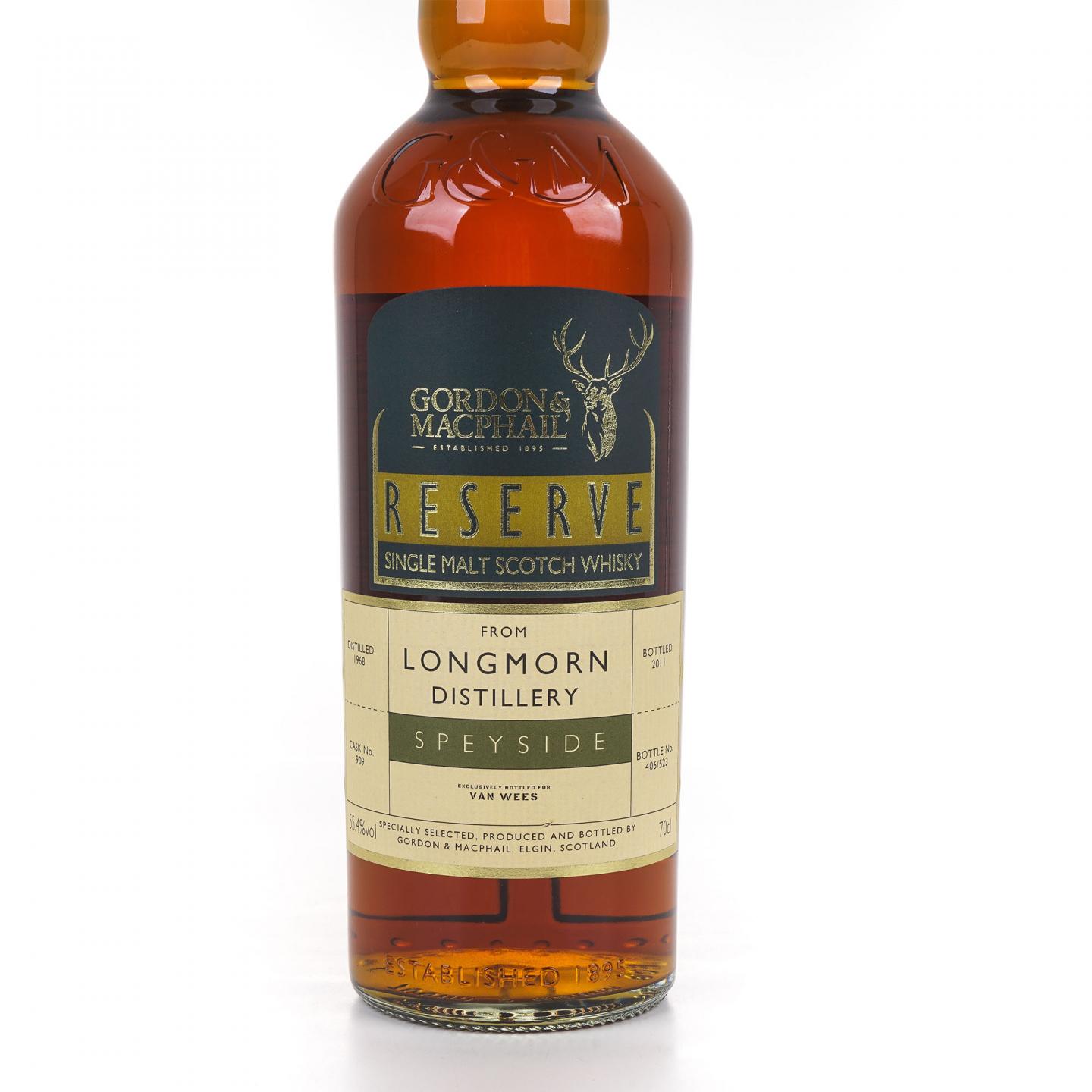 Longmorn 朗摩 1968-2011 初填雪莉桶#909 GM