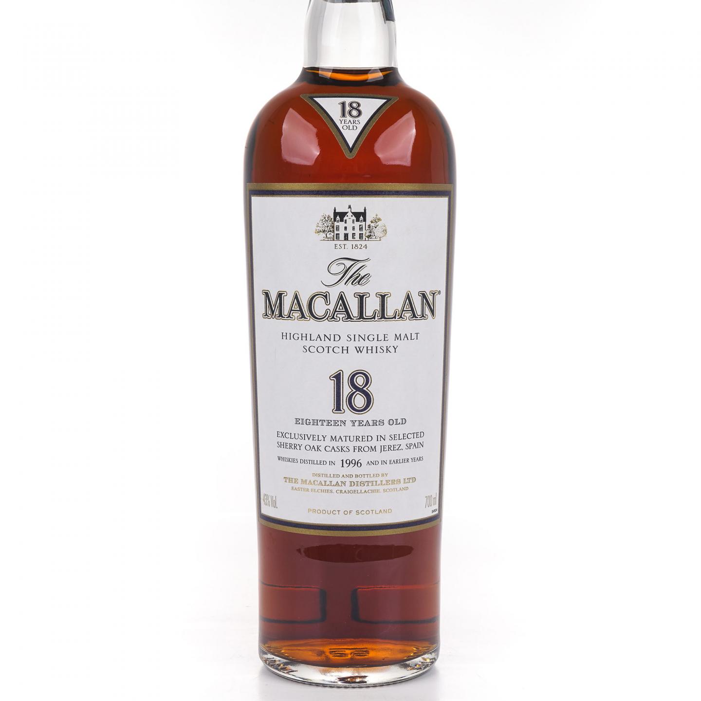 Macallan 麦卡伦 18年 1996 雪莉桶