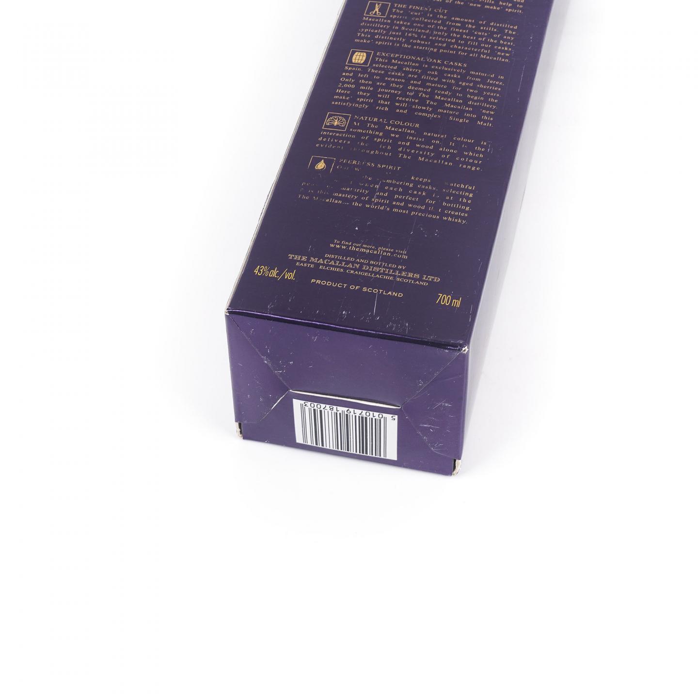 Macallan 麦卡伦 18年 1996 雪莉桶