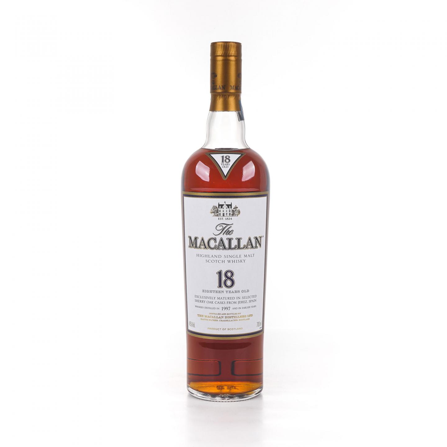 Macallan 麦卡伦 18年 1997 雪莉桶
