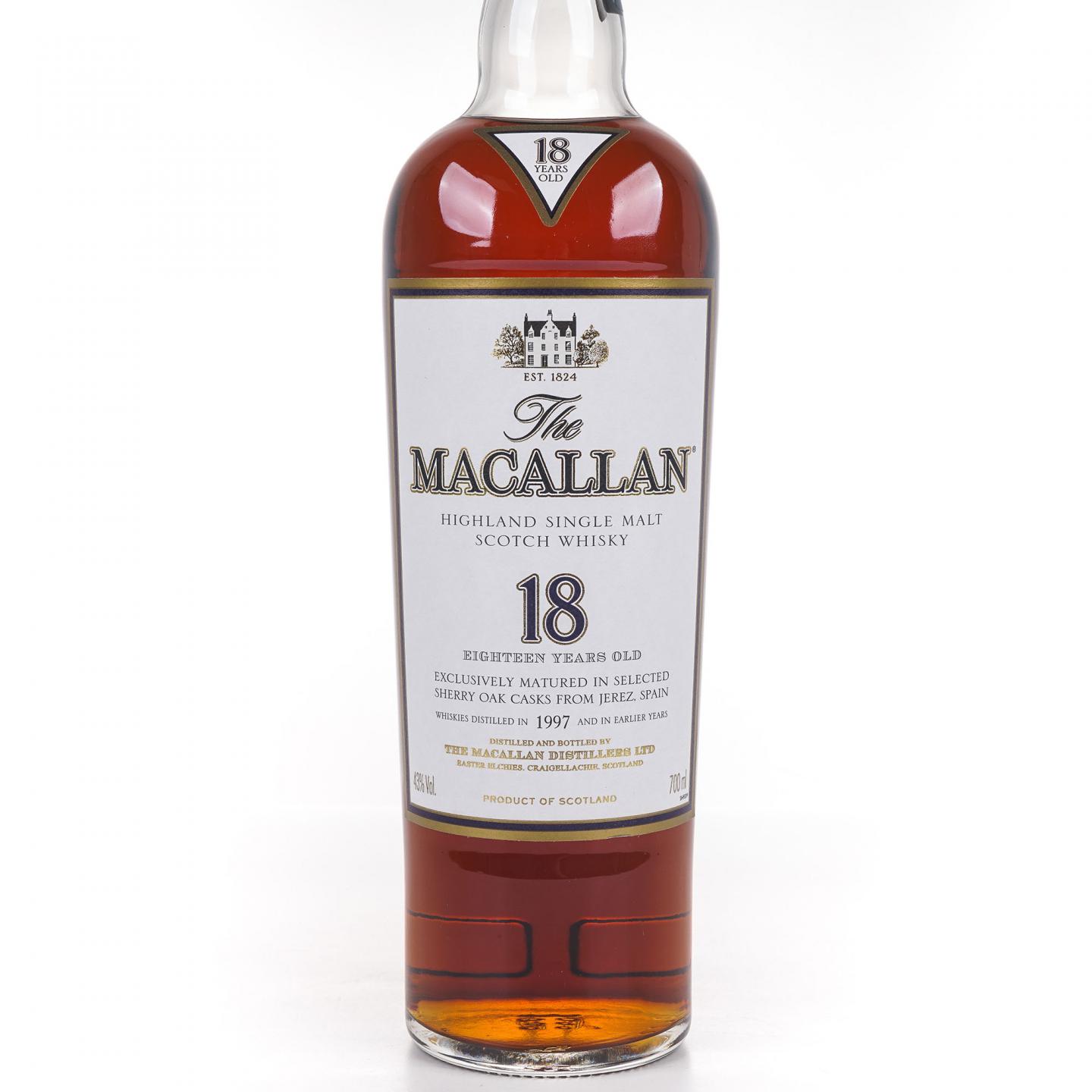 Macallan 麦卡伦 18年 1997 雪莉桶
