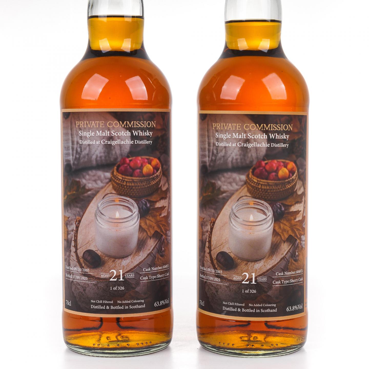 Craigellachie 克莱拉奇 21年 2003-2025 Private Commission 2瓶组