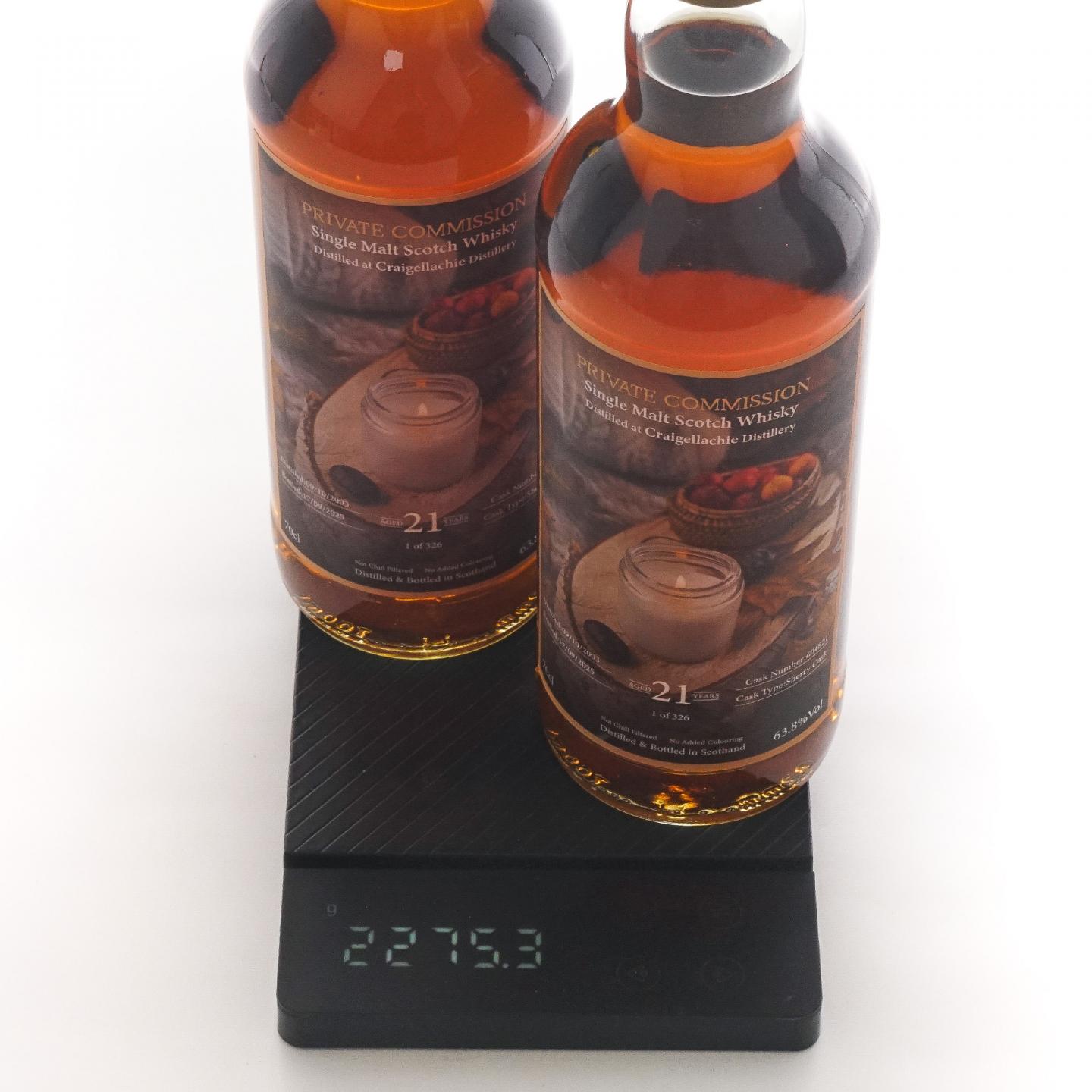 Craigellachie 克莱拉奇 21年 2003-2025 Private Commission 2瓶组