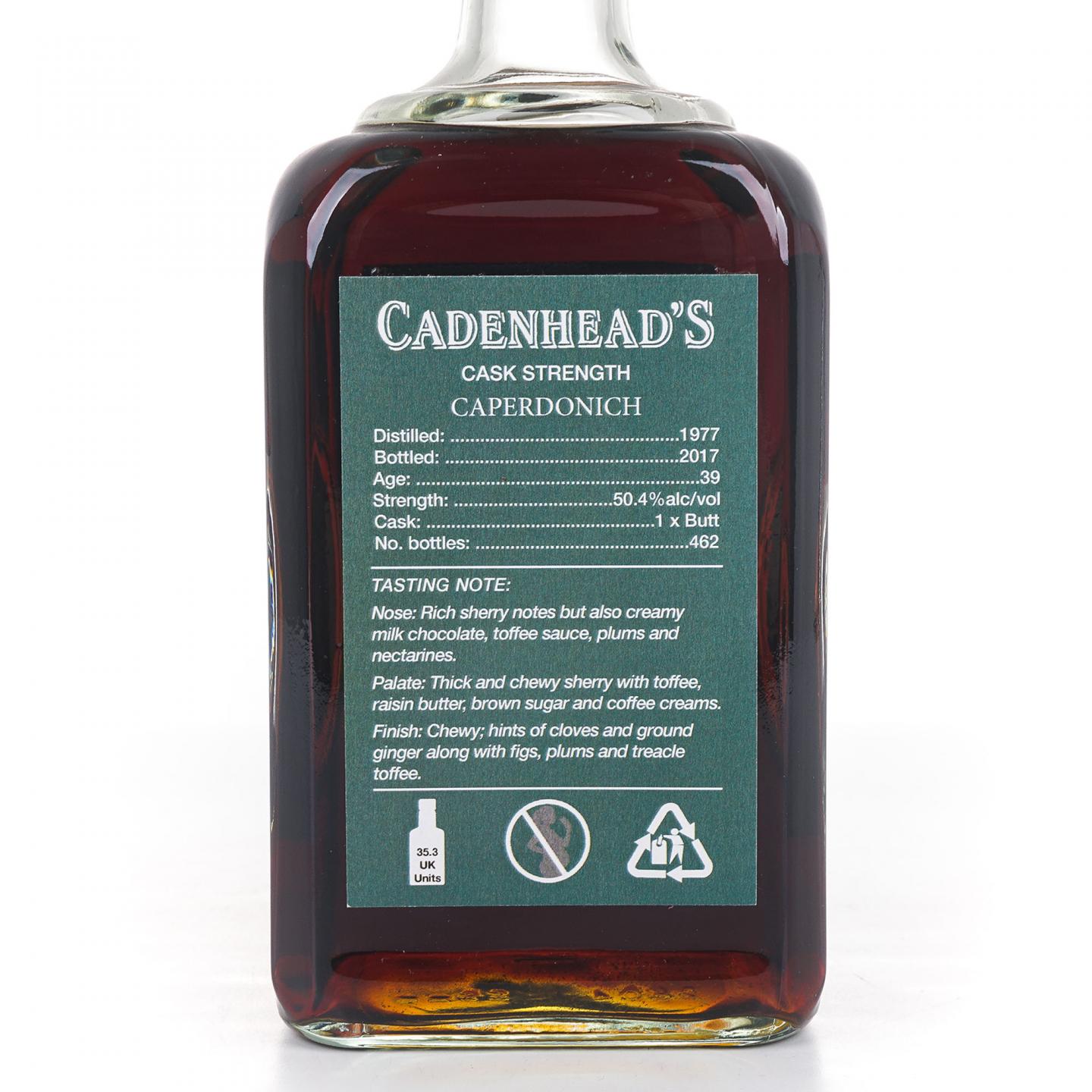 Caperdonich 凯普多尼克 39年 1977-2017 Cadenhead