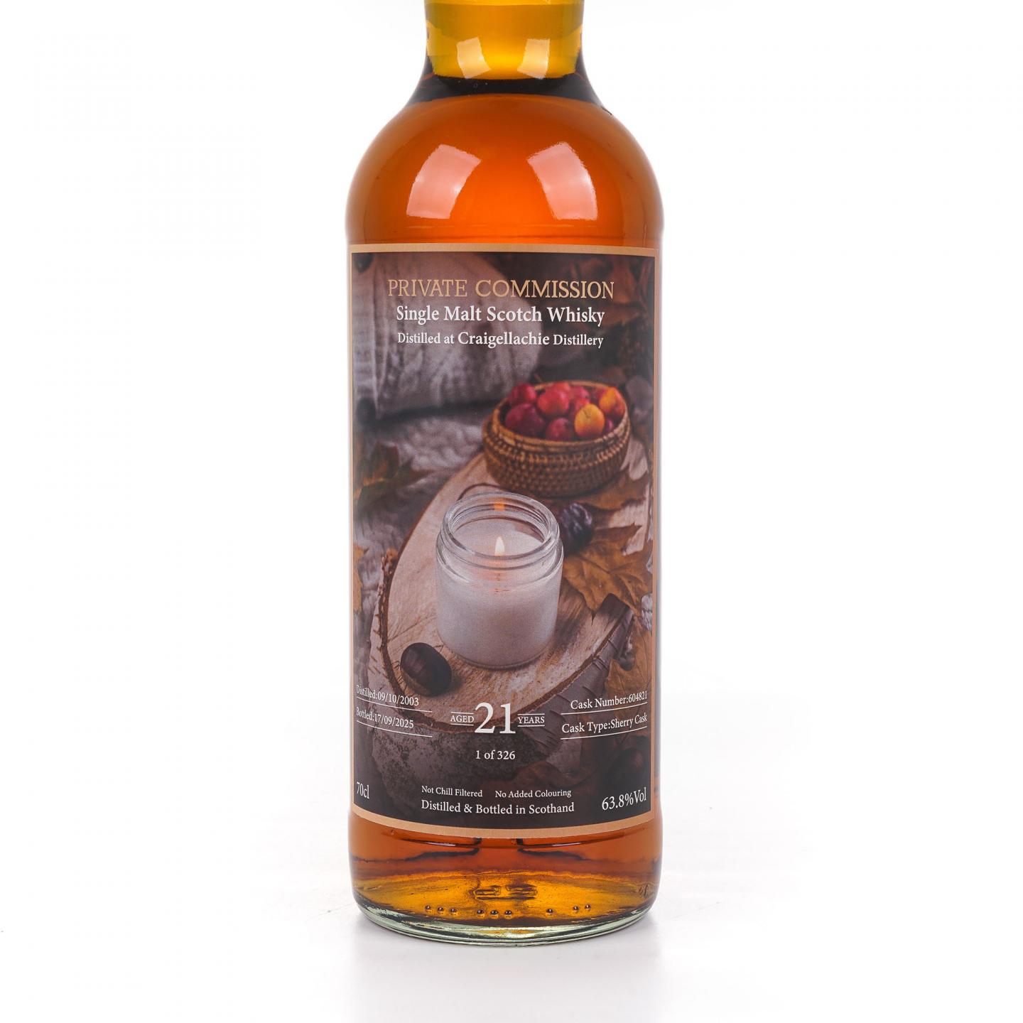 Craigellachie 克莱拉奇 21年 2003-2025 Private Commission