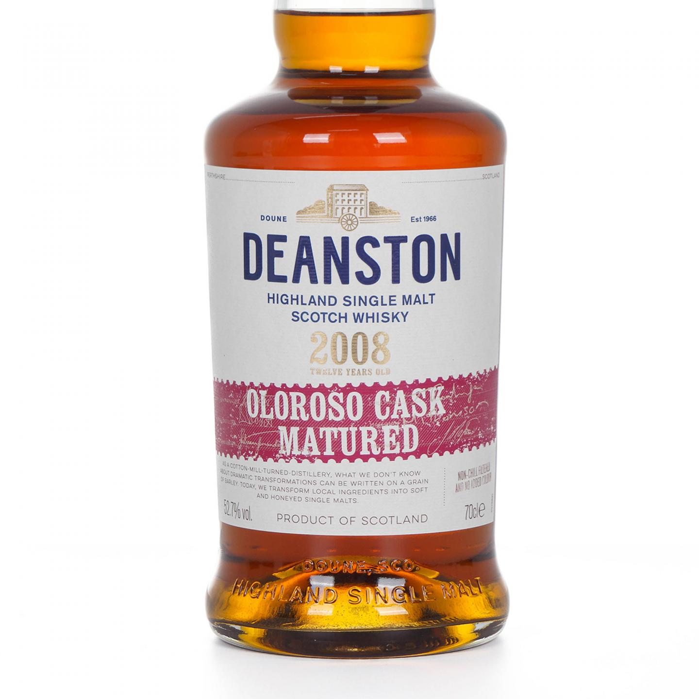 Deanston 丁斯顿 12年 2008-2021 行货