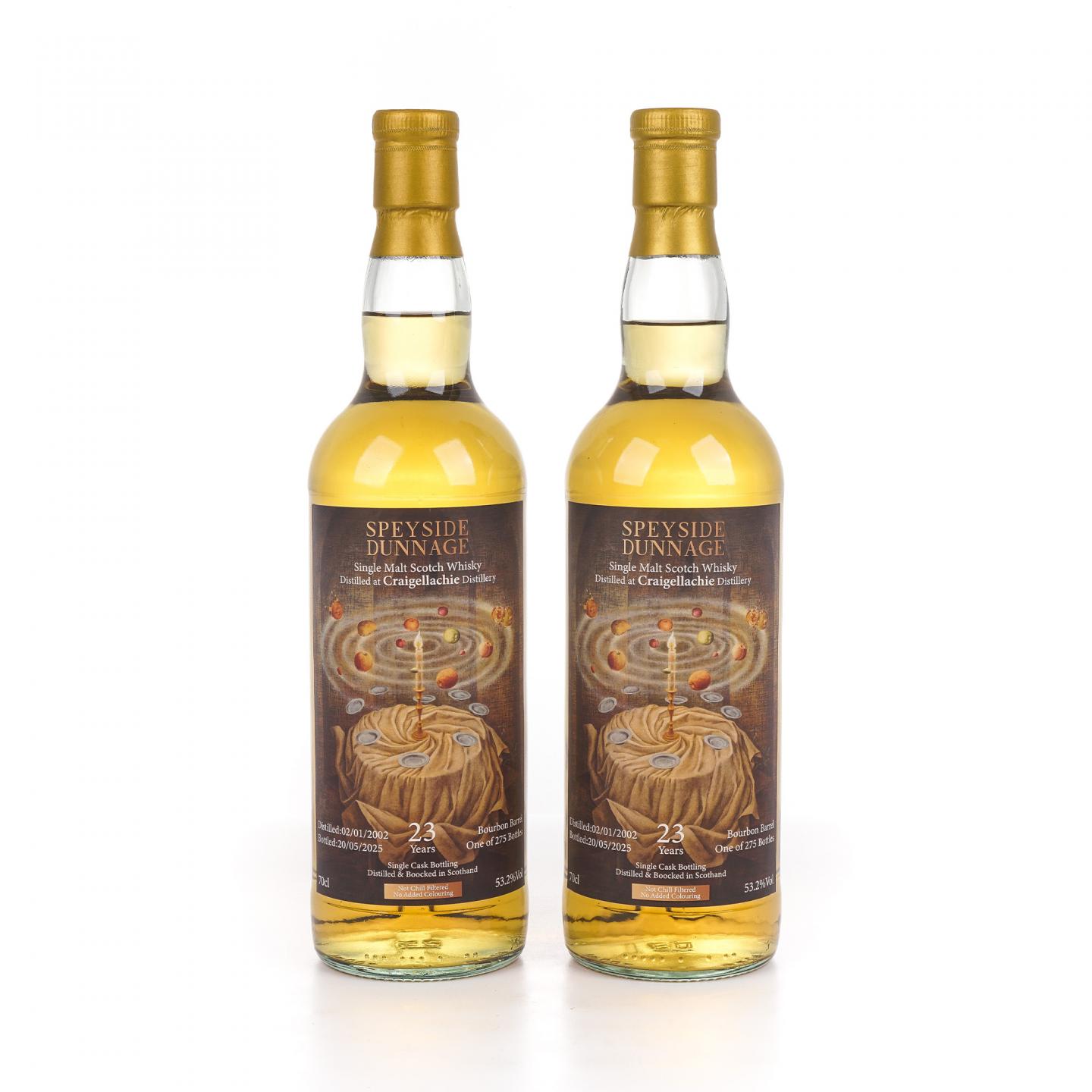 Craigellachie 克莱拉奇 23年 2002-2025 单桶 2瓶组*700ml