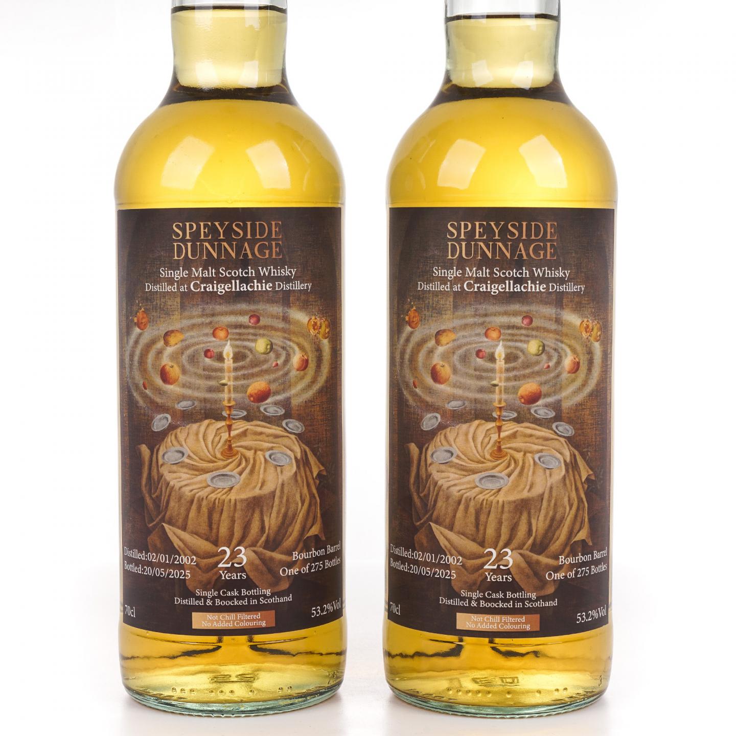 Craigellachie 克莱拉奇 23年 2002-2025 单桶 2瓶组*700ml