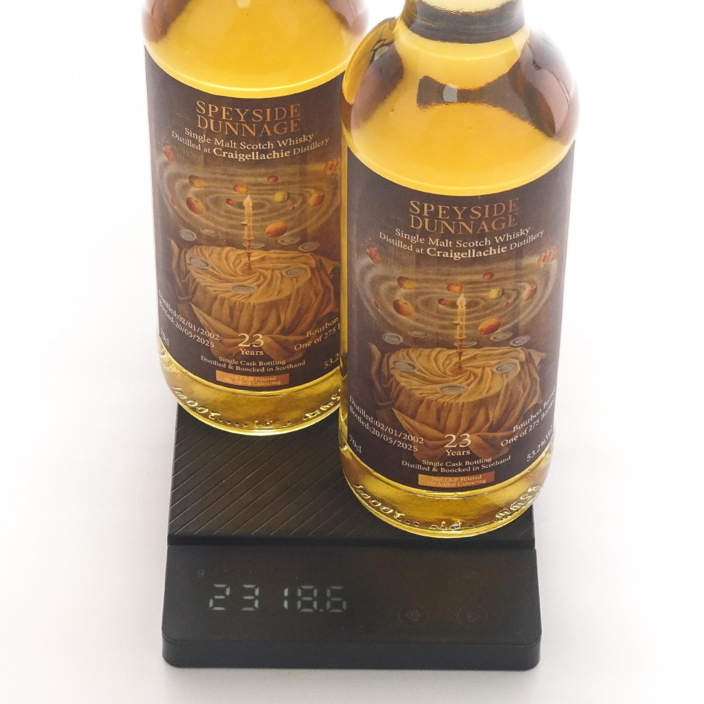 Craigellachie 克莱拉奇 23年 2002-2025 单桶 2瓶组*700ml