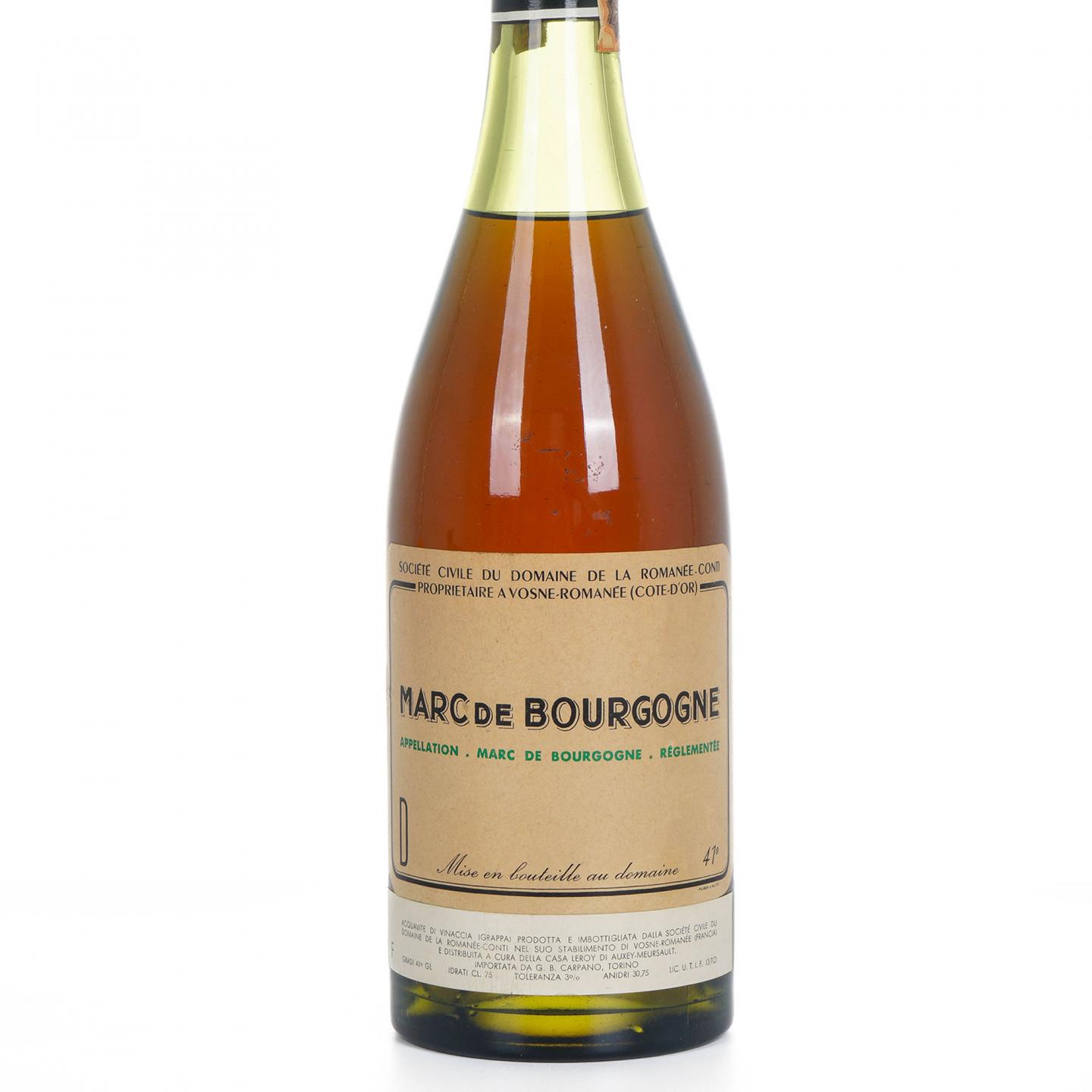 Romanee-Conti 罗曼尼康帝 马克白兰地 勃艮第产区 1960s-70s 750ml