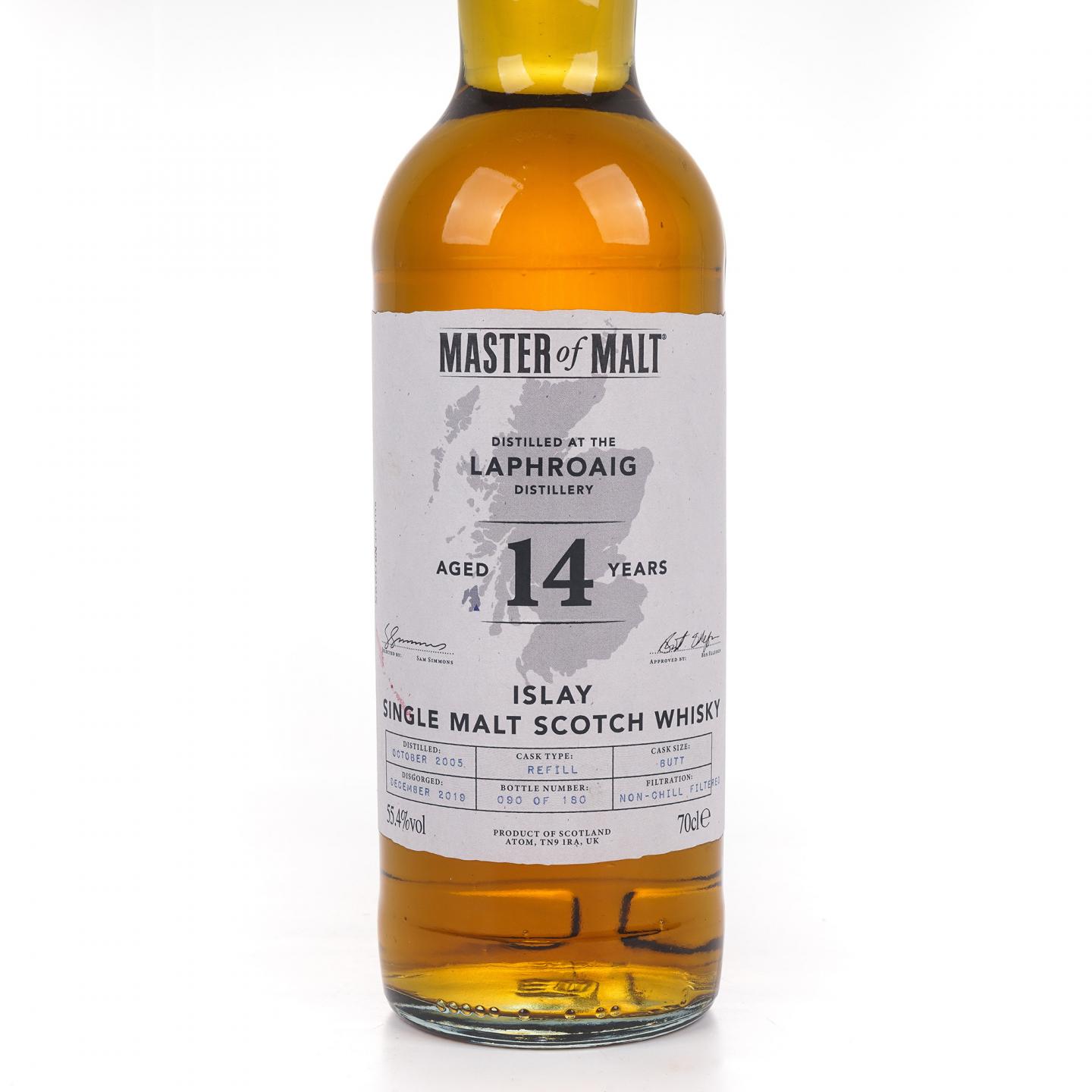 Laphroaig 拉弗格 14年 2005-2019 Master of Malt