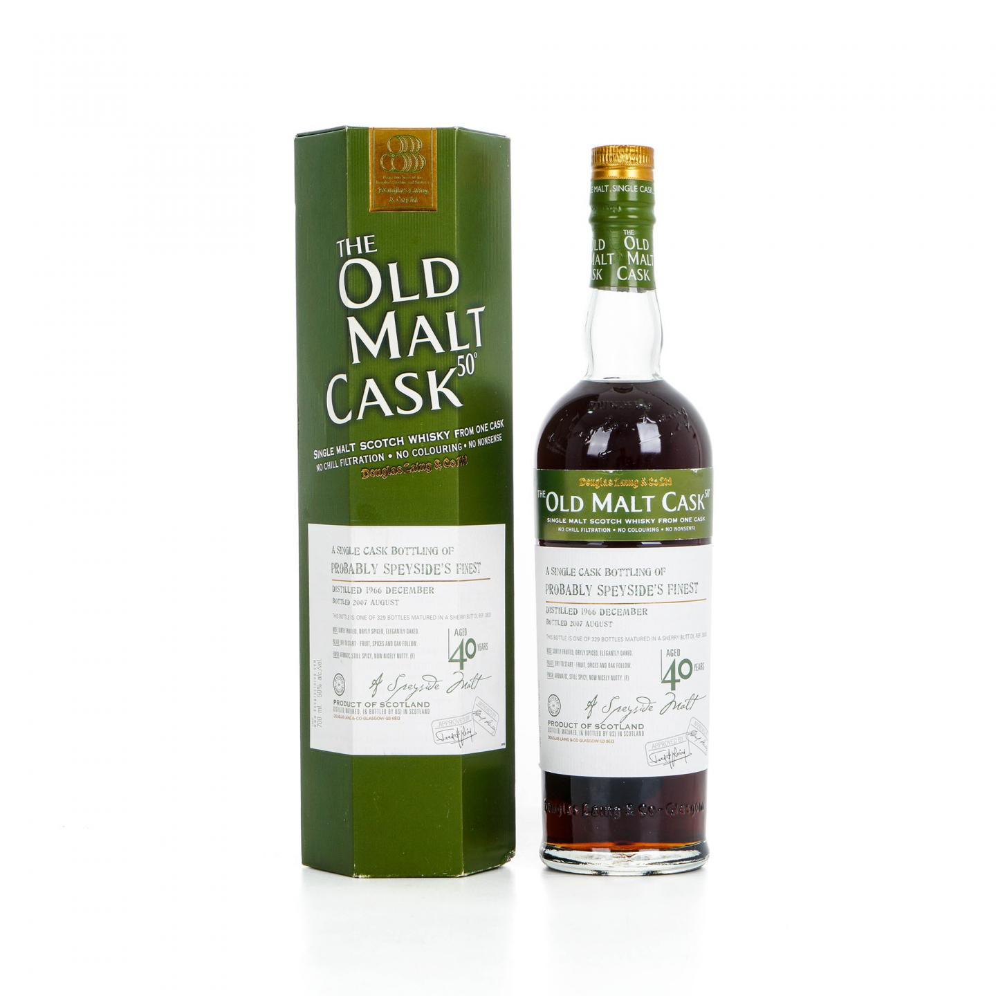 Probably Speyside's Finest 40年 1966-2007 DL