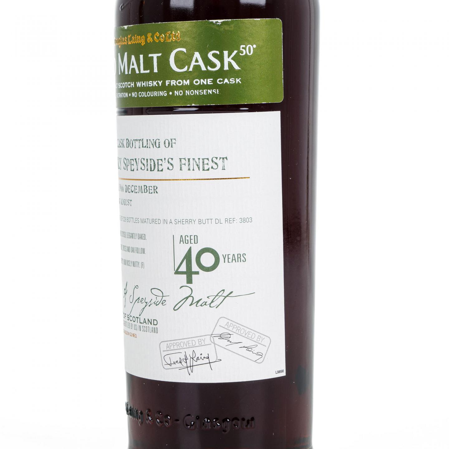 Probably Speyside's Finest 40年 1966-2007 DL