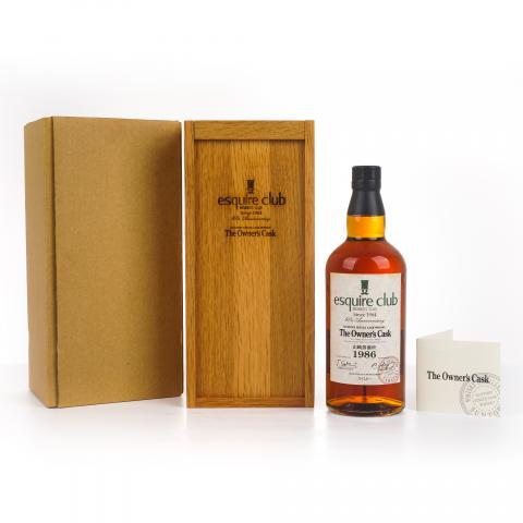 山崎 1986 业主桶 Esquire Club 40周年纪念