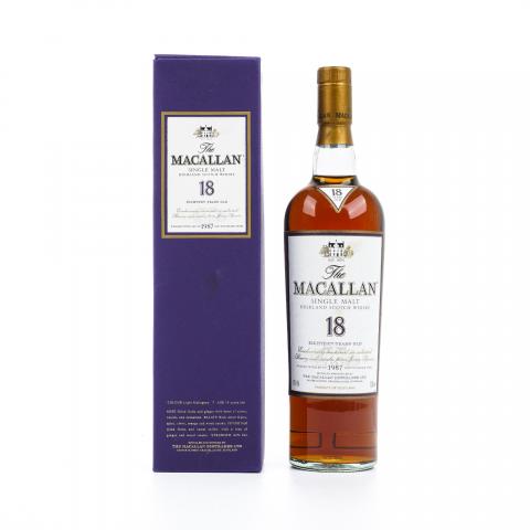 Macallan 麦卡伦 18年 1987 雪莉桶