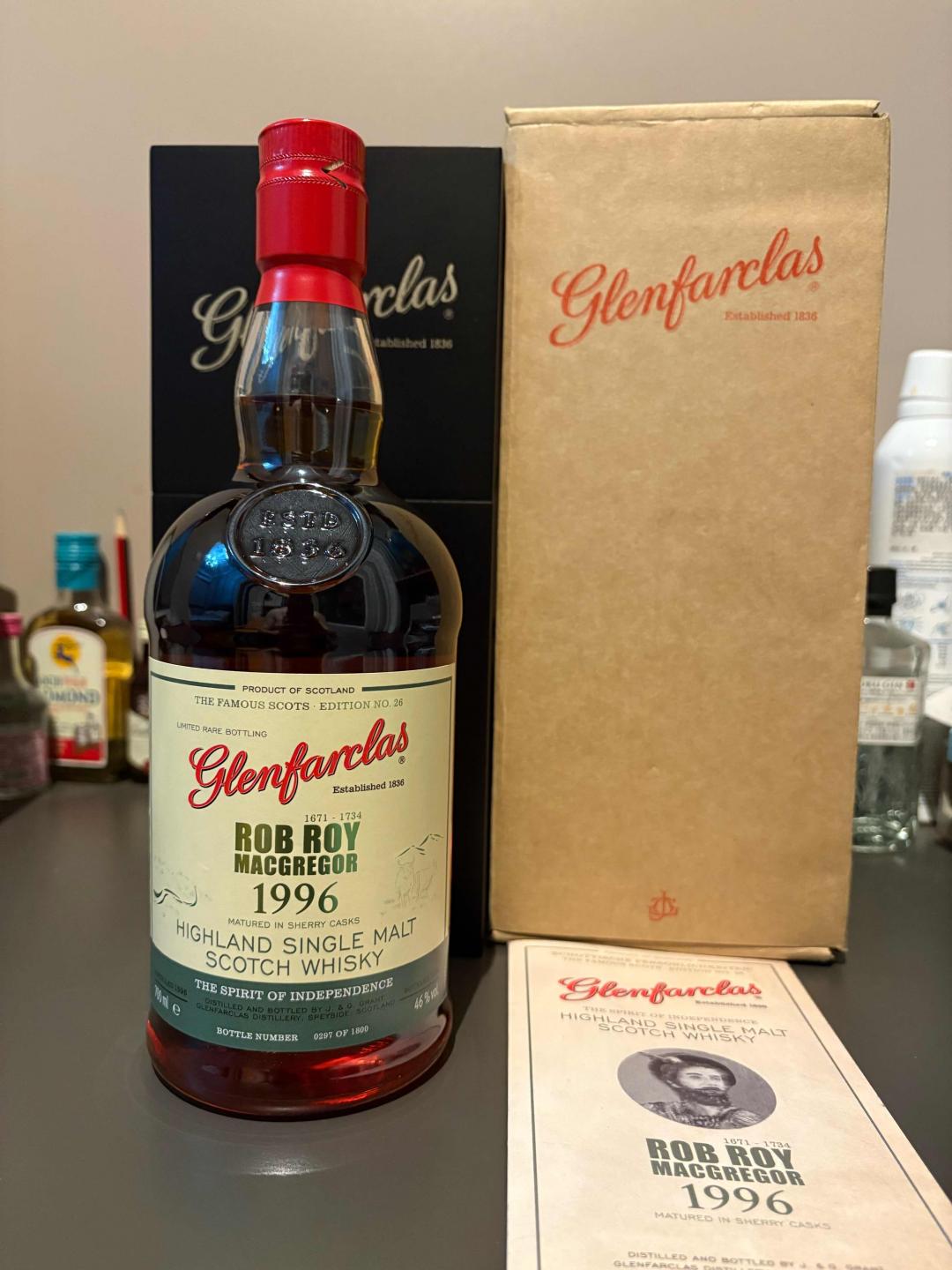 格兰花格28年雪莉桶名人系列1996-2024