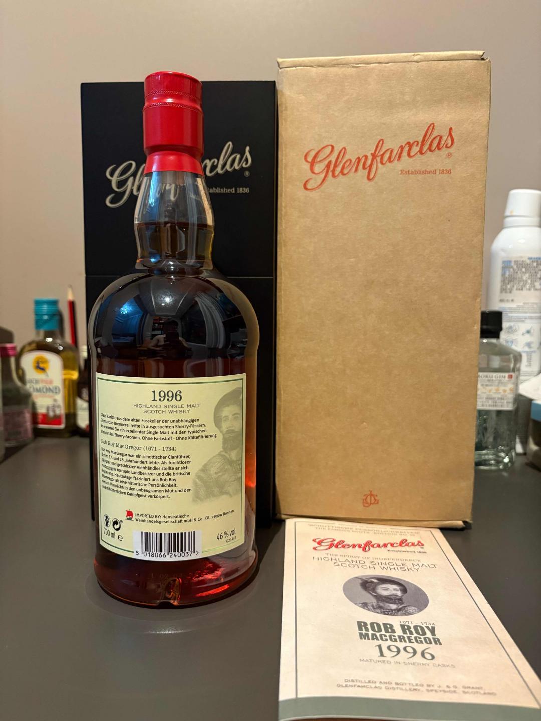 格兰花格28年雪莉桶名人系列1996-2024