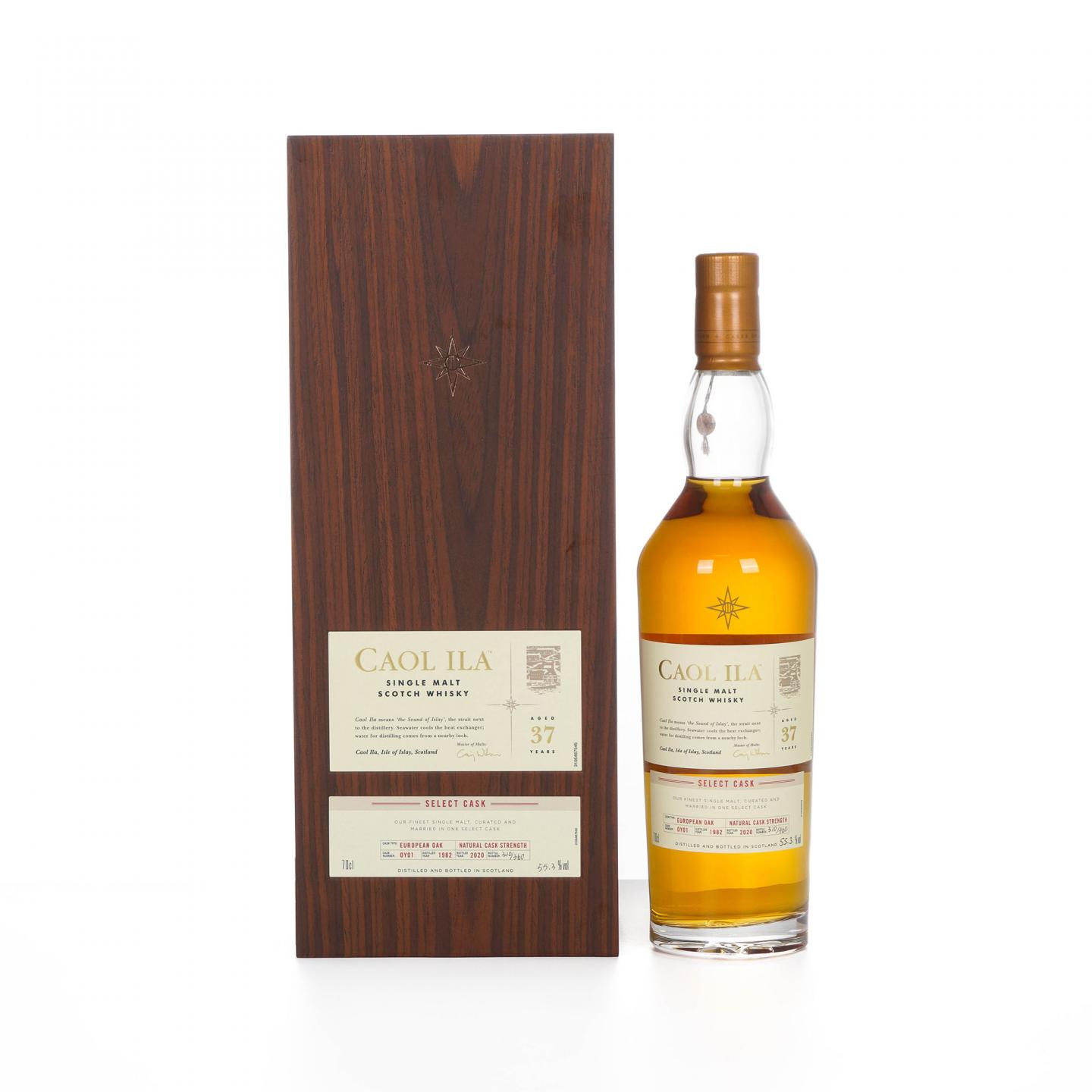 Caol Ila 卡尔里拉 37年 1982-2020 星星标#0Y01