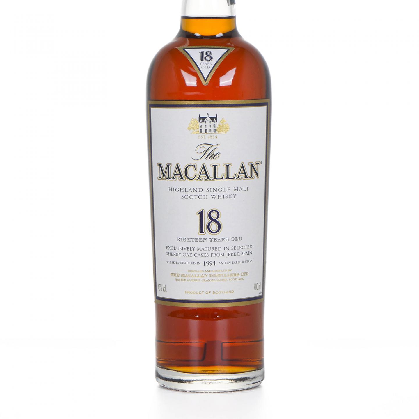 Macallan 麦卡伦 18年 1994 雪莉桶