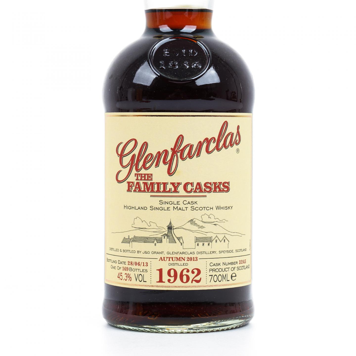 Glenfarclas 格兰花格 1962-2013 家族桶 单桶#3245