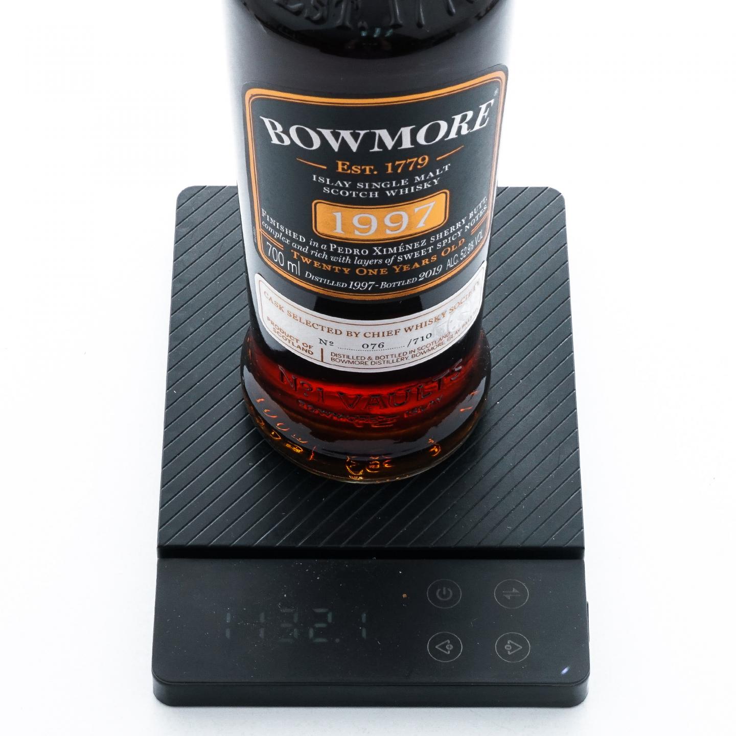 Bowmore 波摩 21年 1997-2019 CWS单桶 雪莉桶后熟 行货