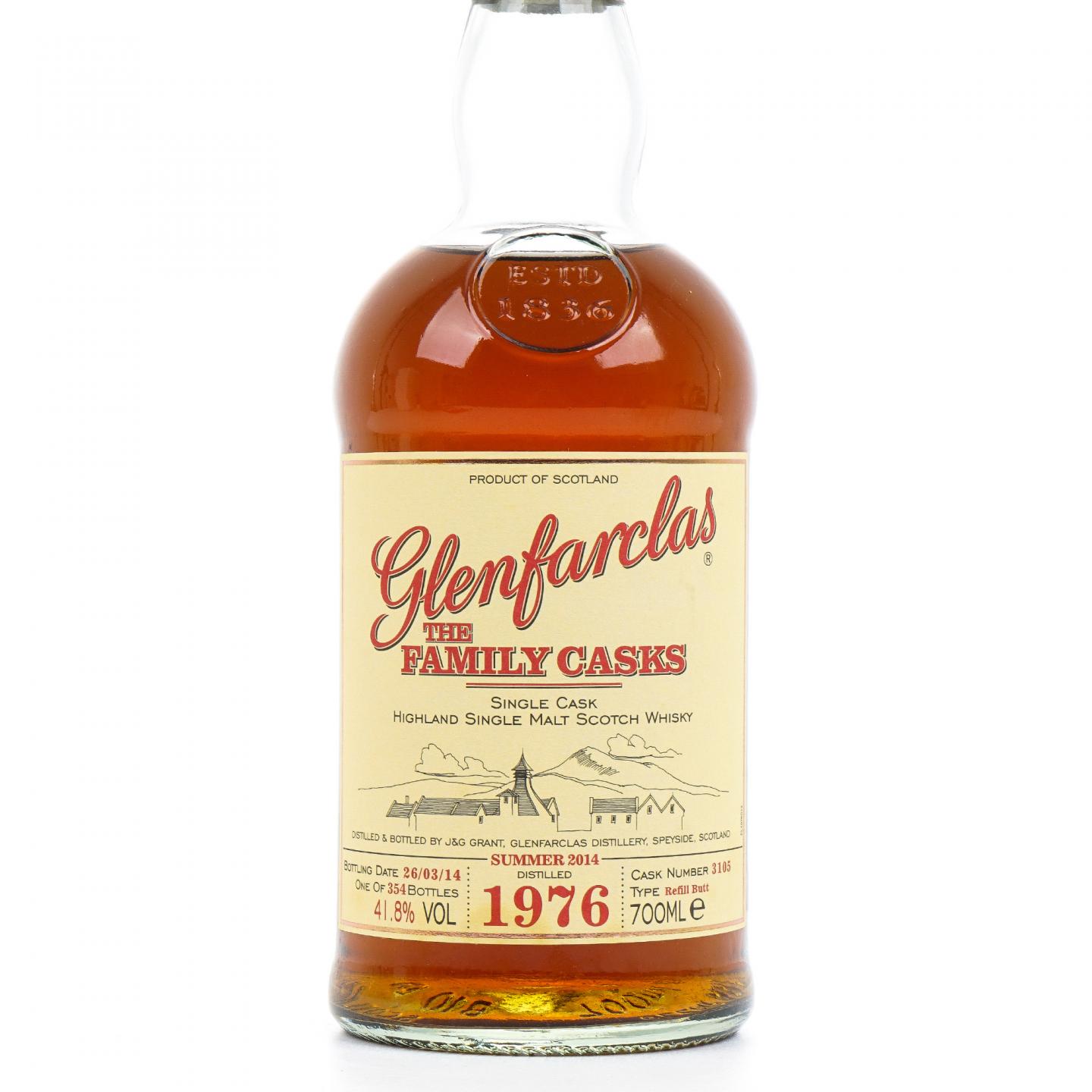 Glenfarclas 格兰花格 1976-2014 家族桶#3105