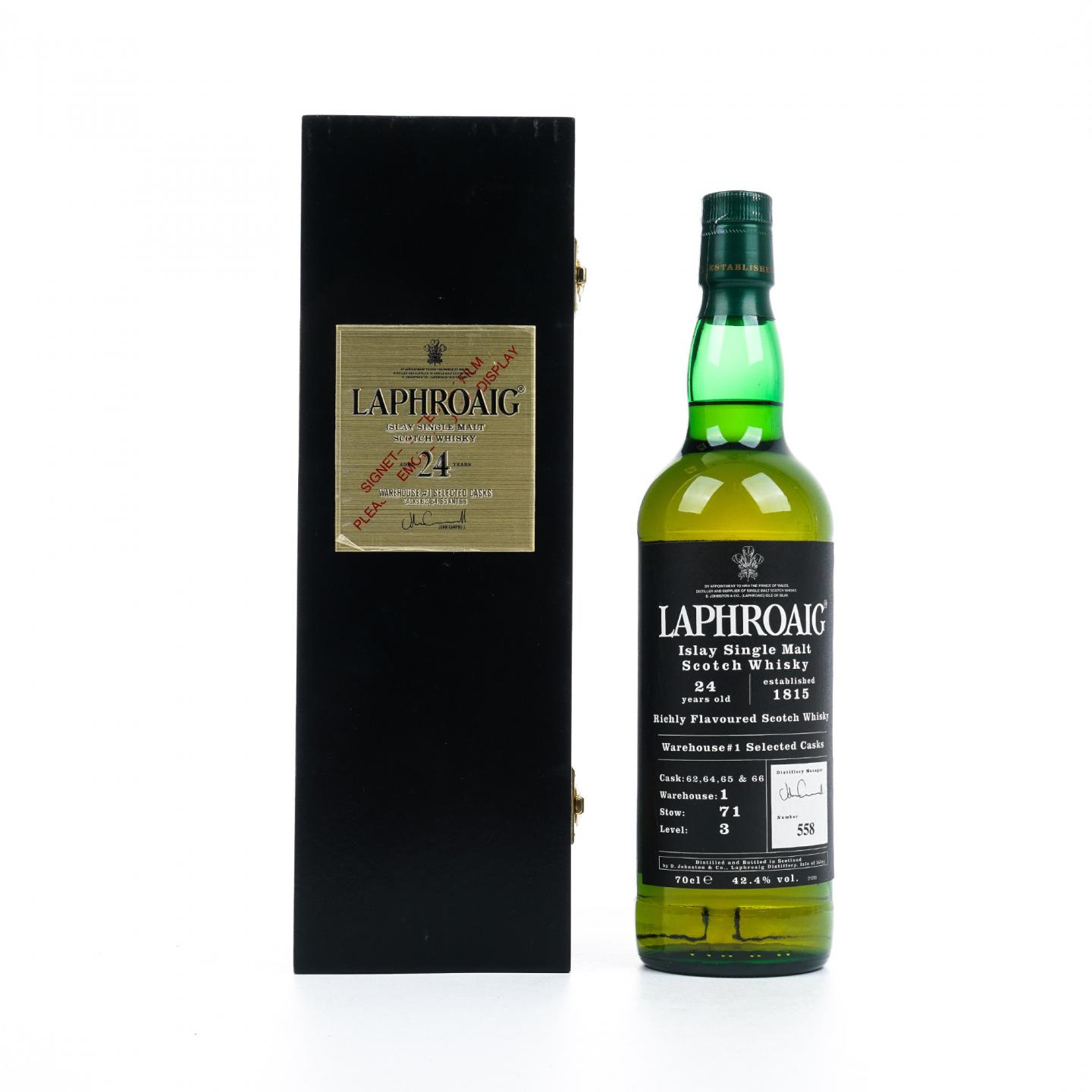 Laphroaig 拉弗格 24年 Warehouse #1选桶